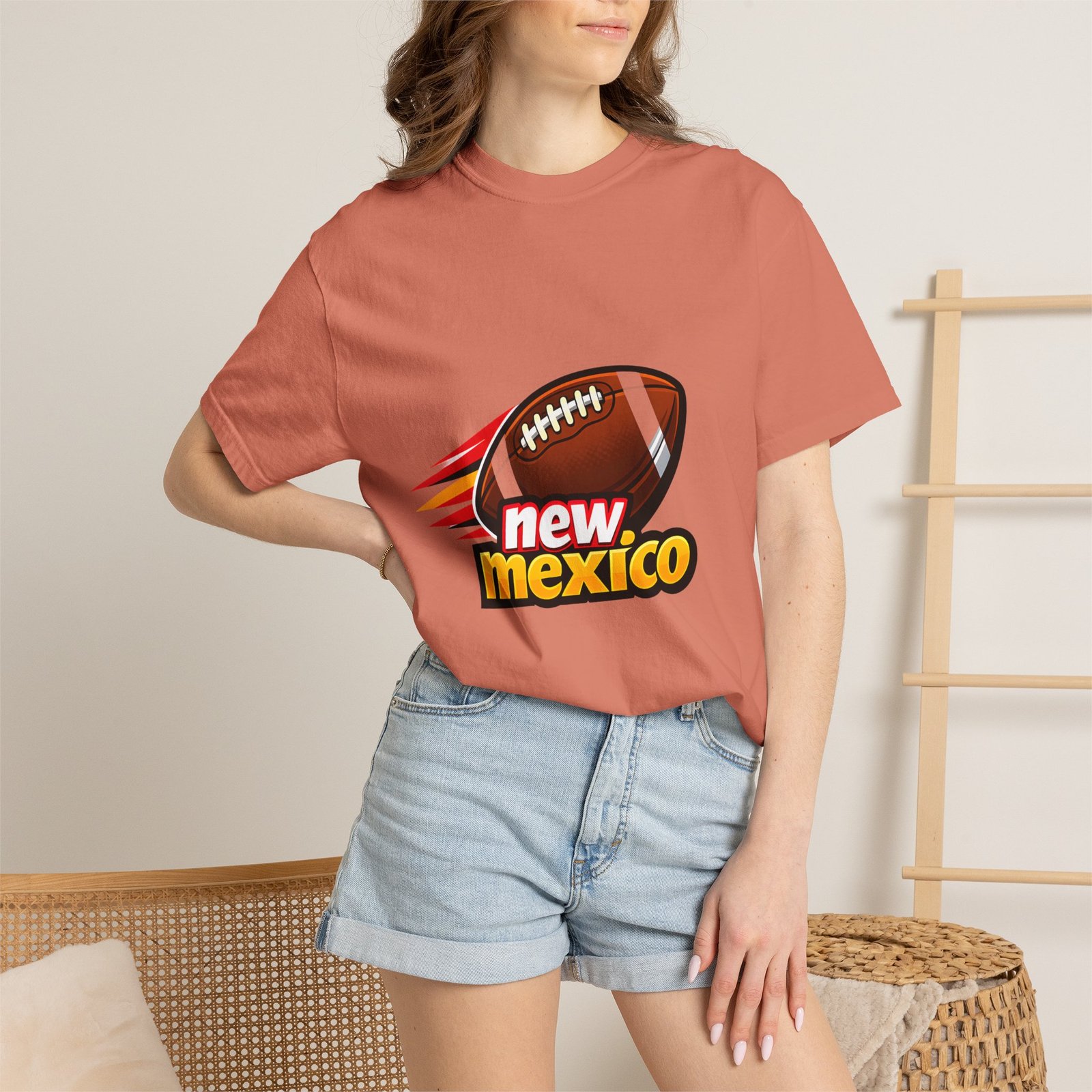 New Mexico Football Tee — Vintage-Style Gridiron Fan Shirt - Image 8
