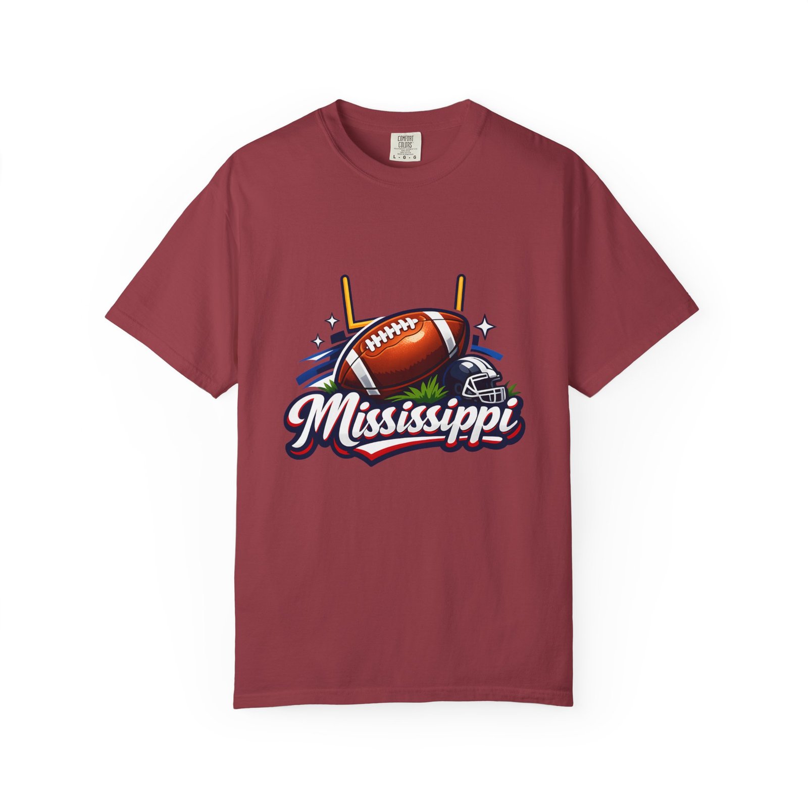 Mississippi Football T-Shirt — Retro Gridiron Logo Tee - Image 53