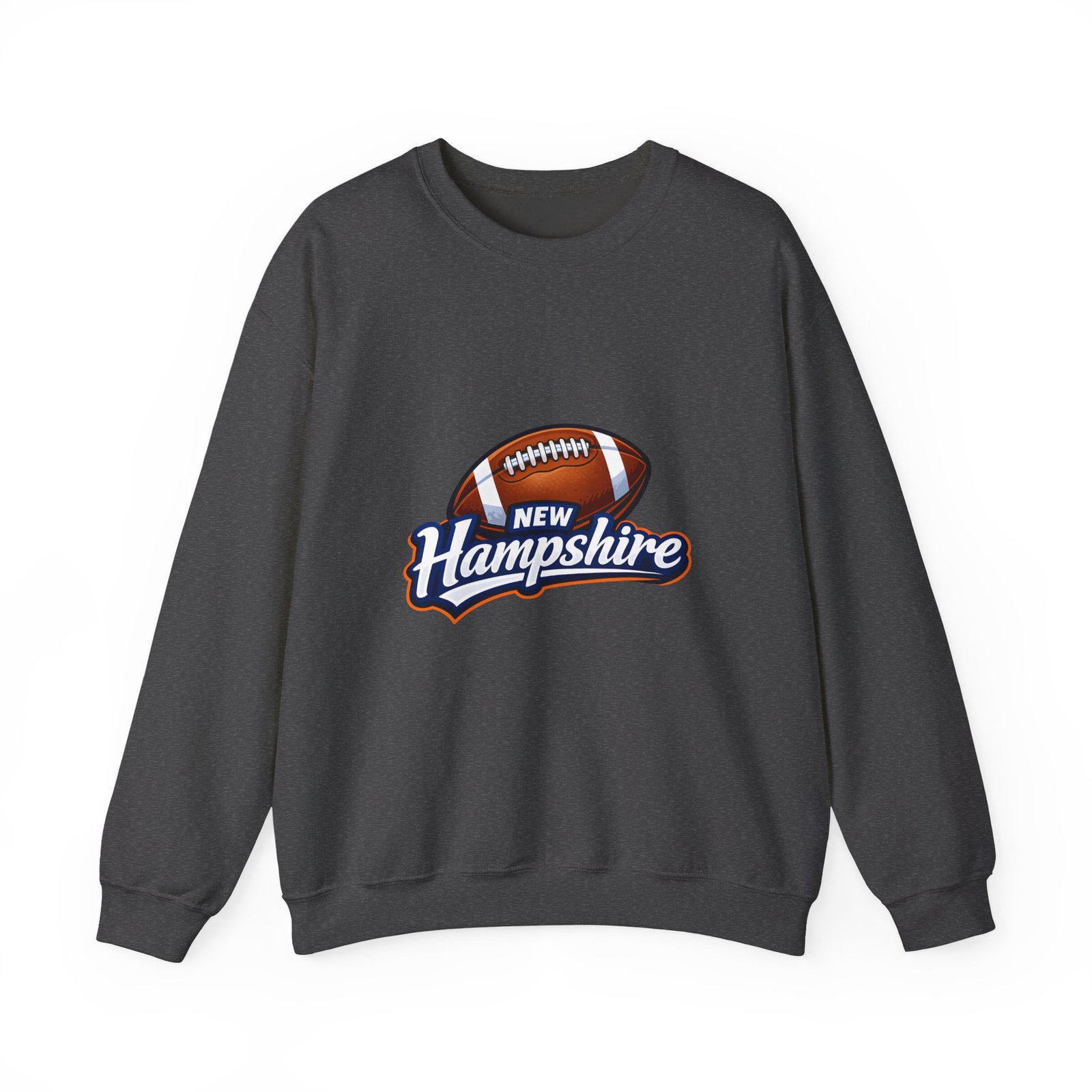 New Hampshire Football Crewneck Sweatshirt — Retro State Football Logo - Image 33