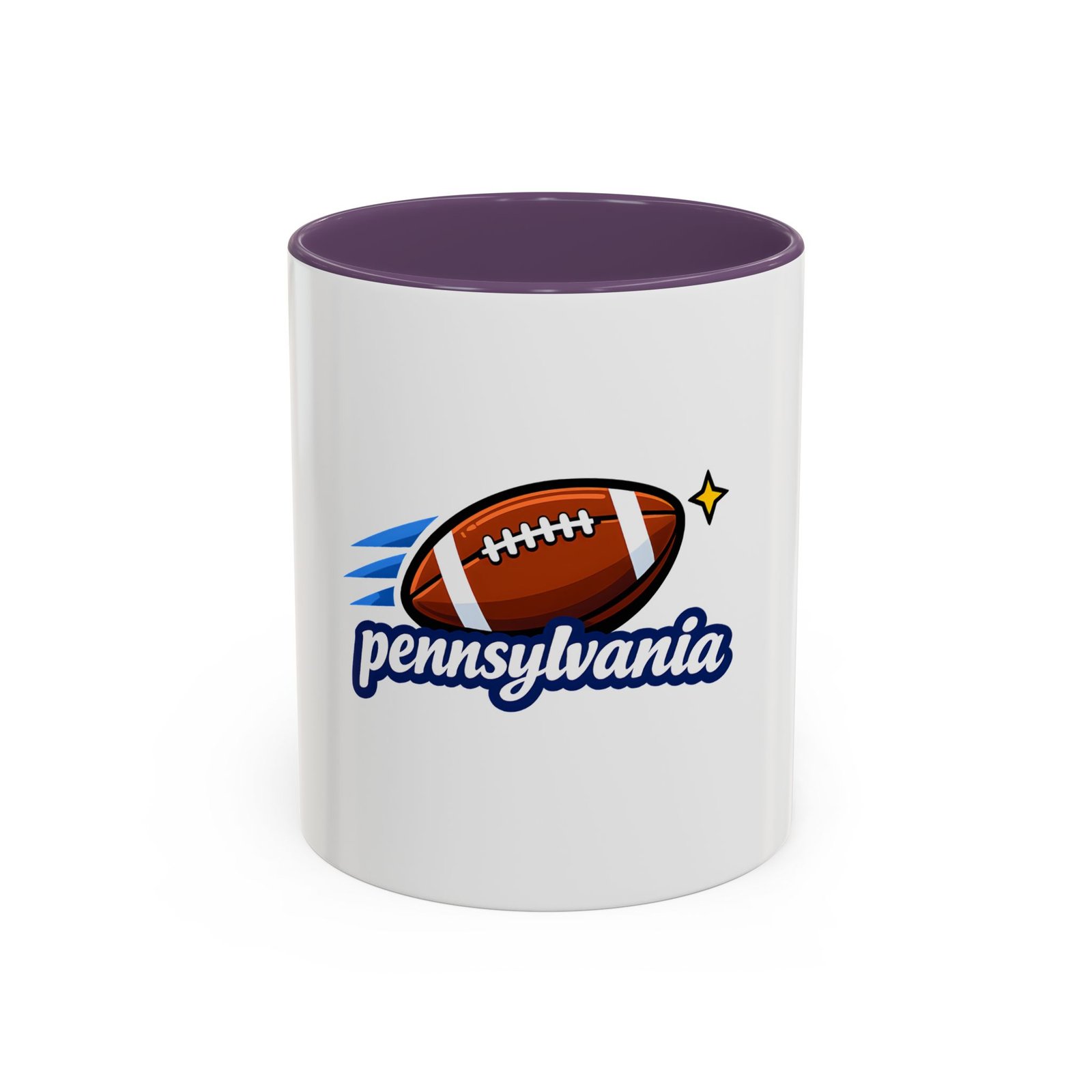 Pennsylvania Football Coffee Mug – Accent 11/15oz - Image 61