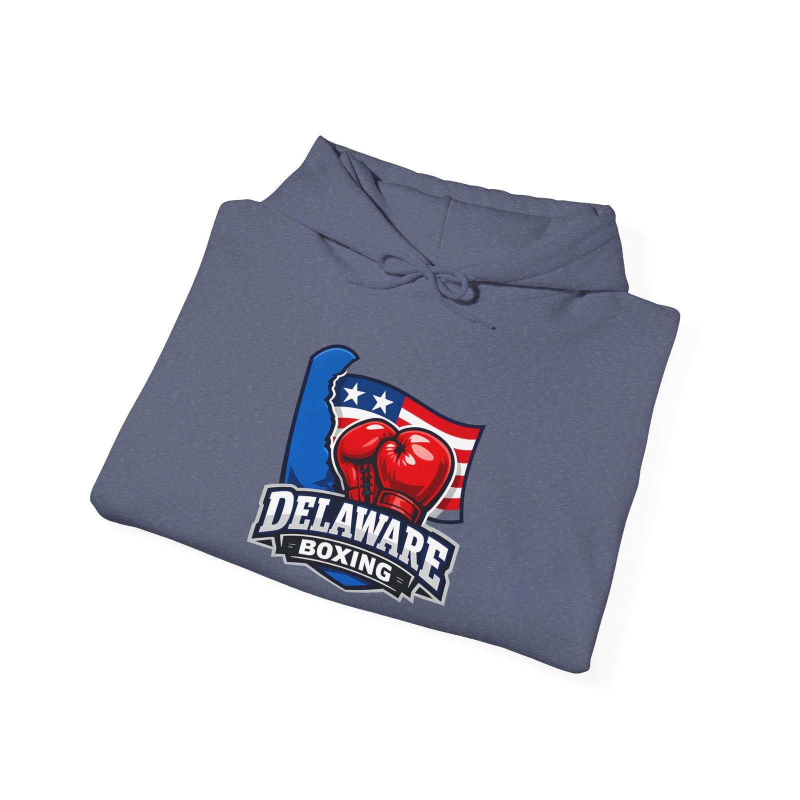 Delaware Boxing Hoodie – American Flag & Gloves Gym Sweatshirt - Image 40