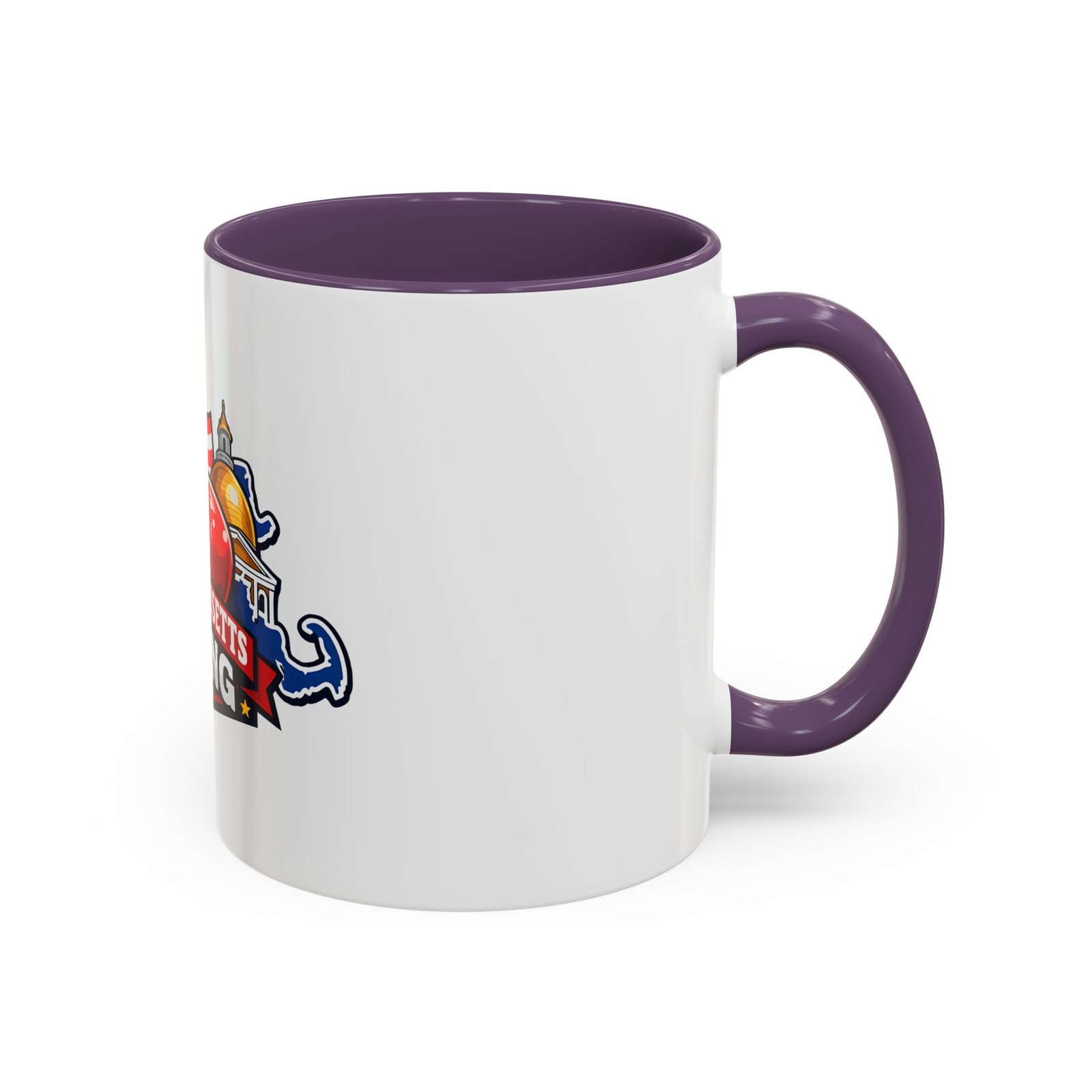 Massachusetts Boxing Accent Coffee Mug — State Pride Boxing Logo (11/15oz) - Image 62