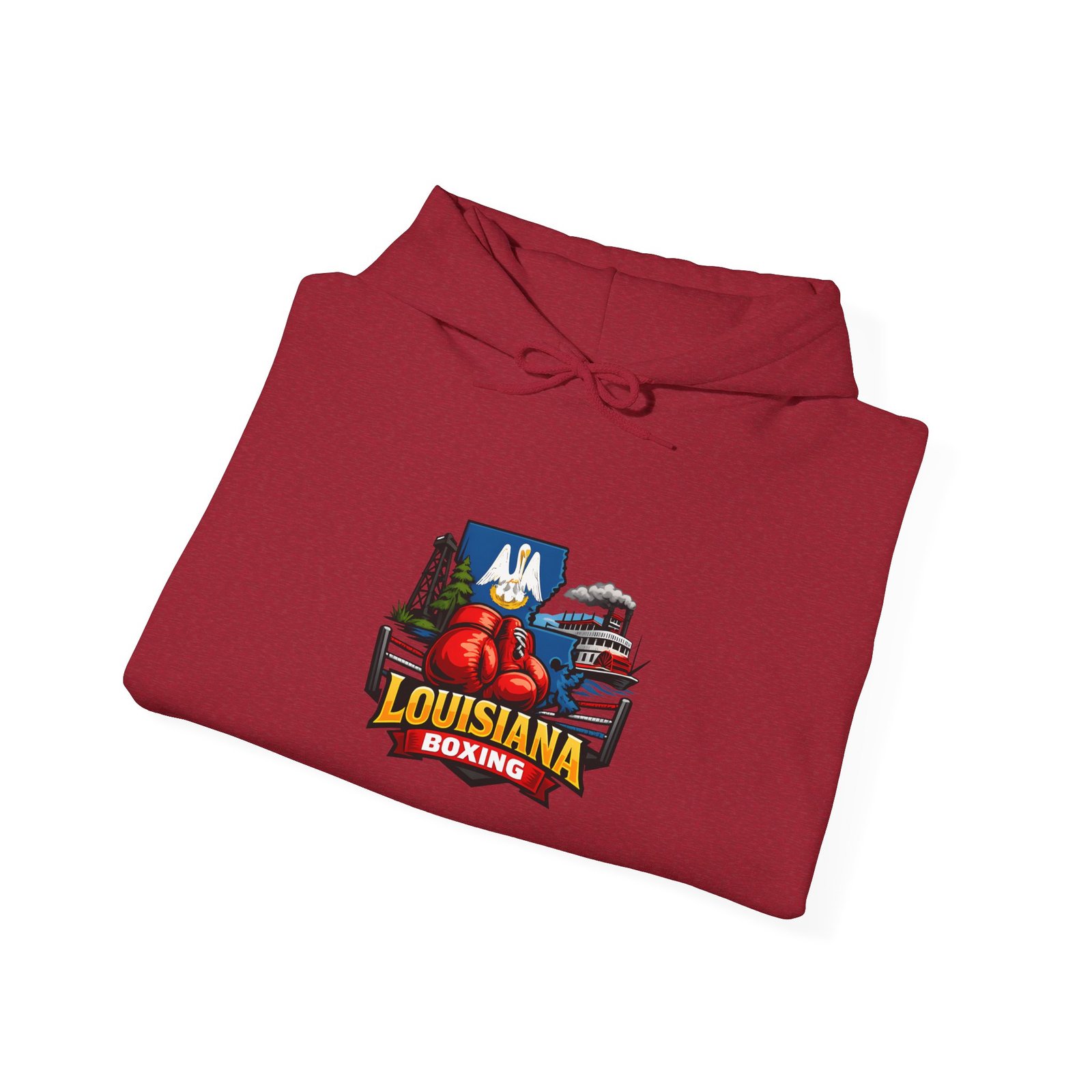 Louisiana Boating Graphic Hoodie — Cajun Crab & Bayou Travel Sweatshirt - Image 35