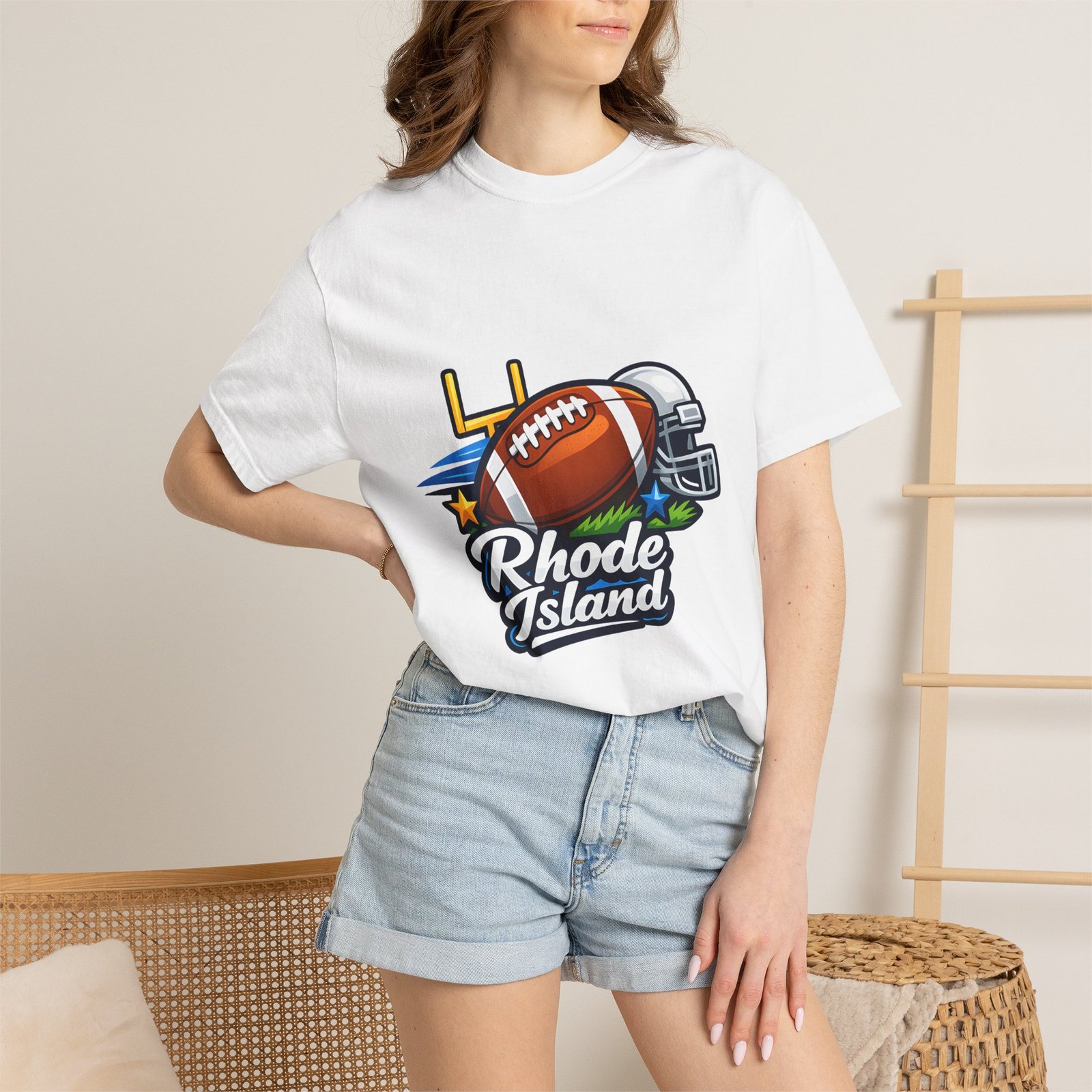 Rhode Island Football T-Shirt — State Pride Gridiron Tee - Image 4