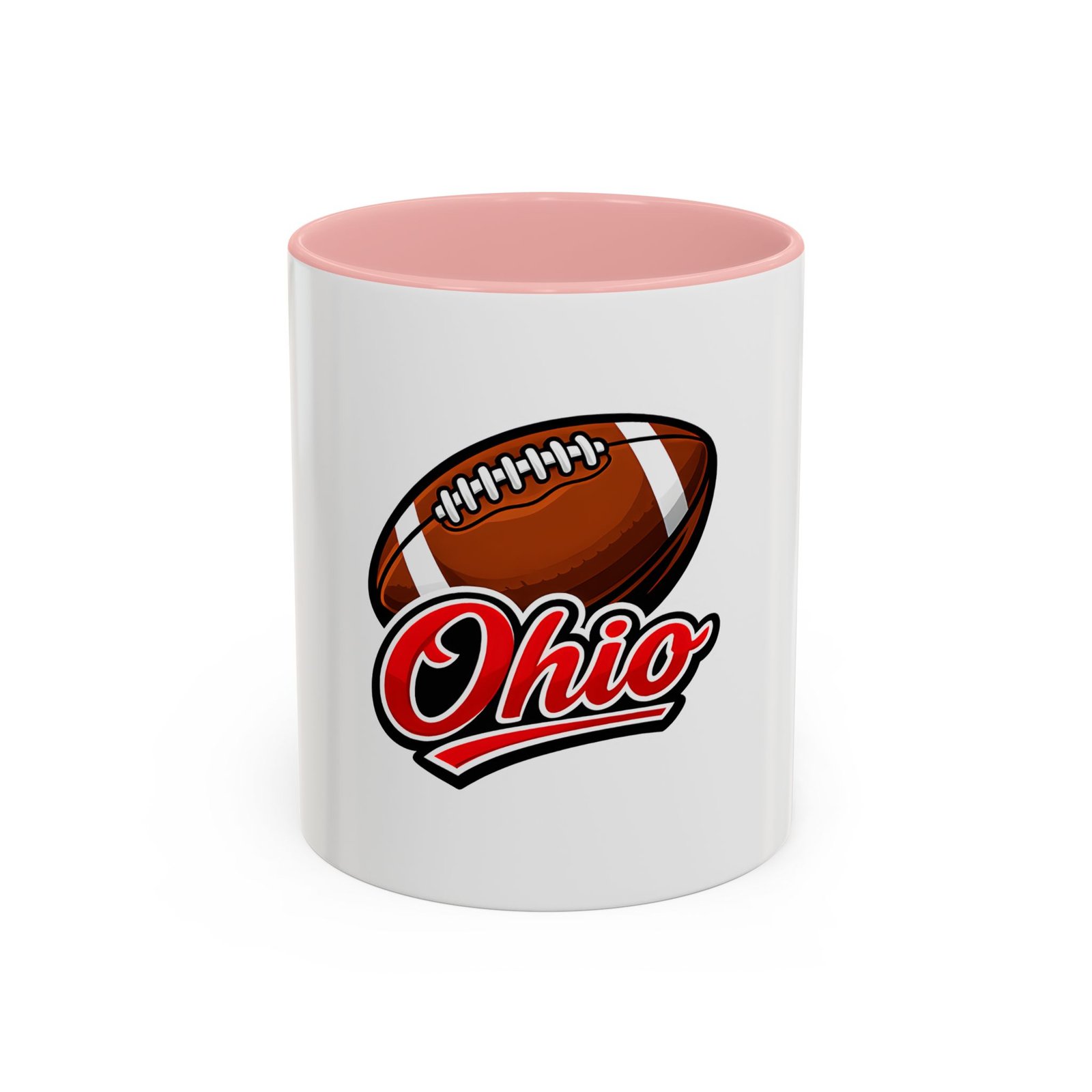 Ohio Football Accent Coffee Mug – 11/15oz Team Spirit Mug - Image 9