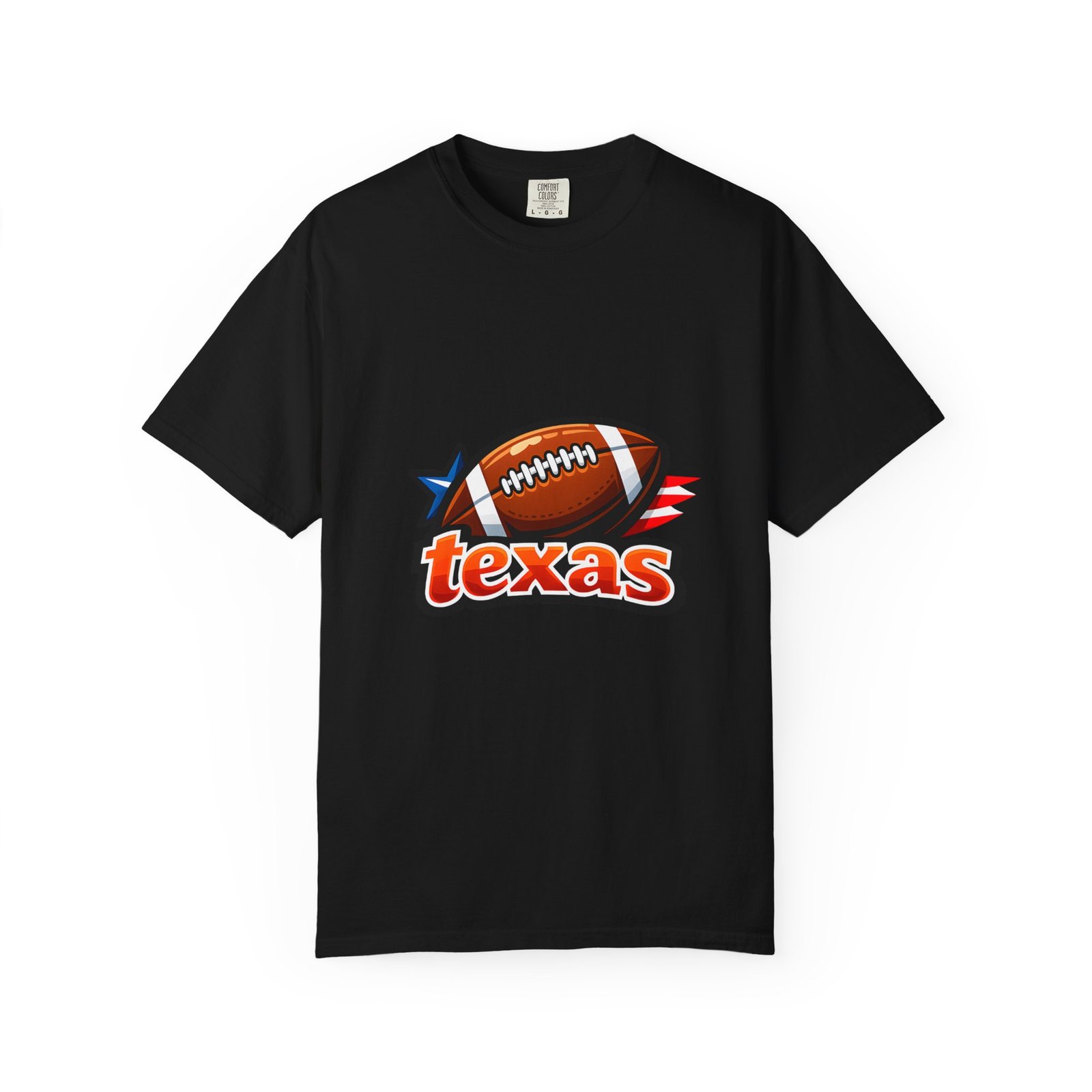 Texas Football T-Shirt — Retro Football & Lone Star Logo - Image 41