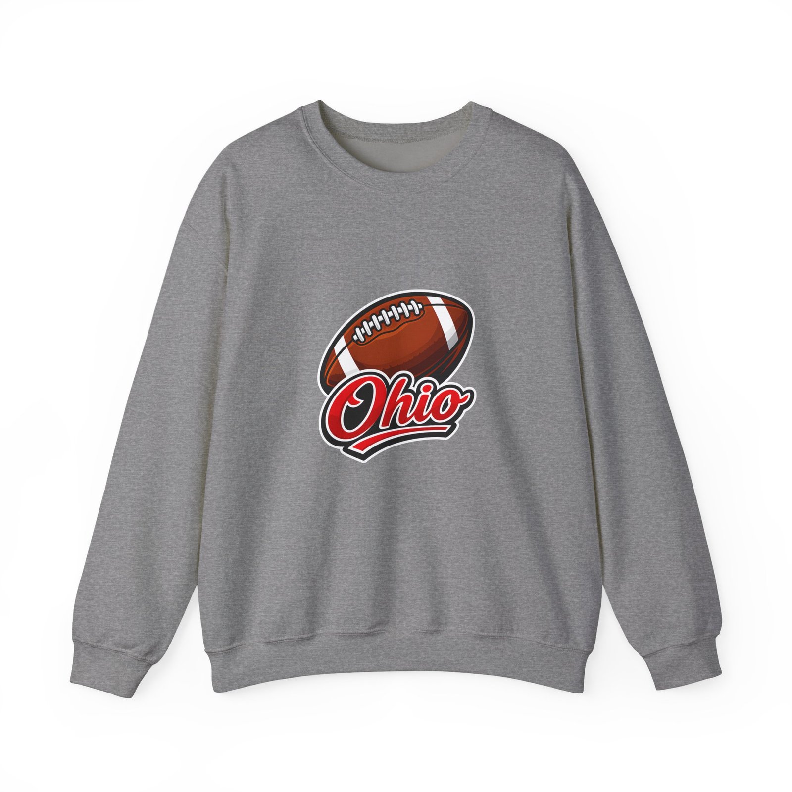 Crewneck Sweatshirt — Ohio Football Logo Crewneck - Image 29