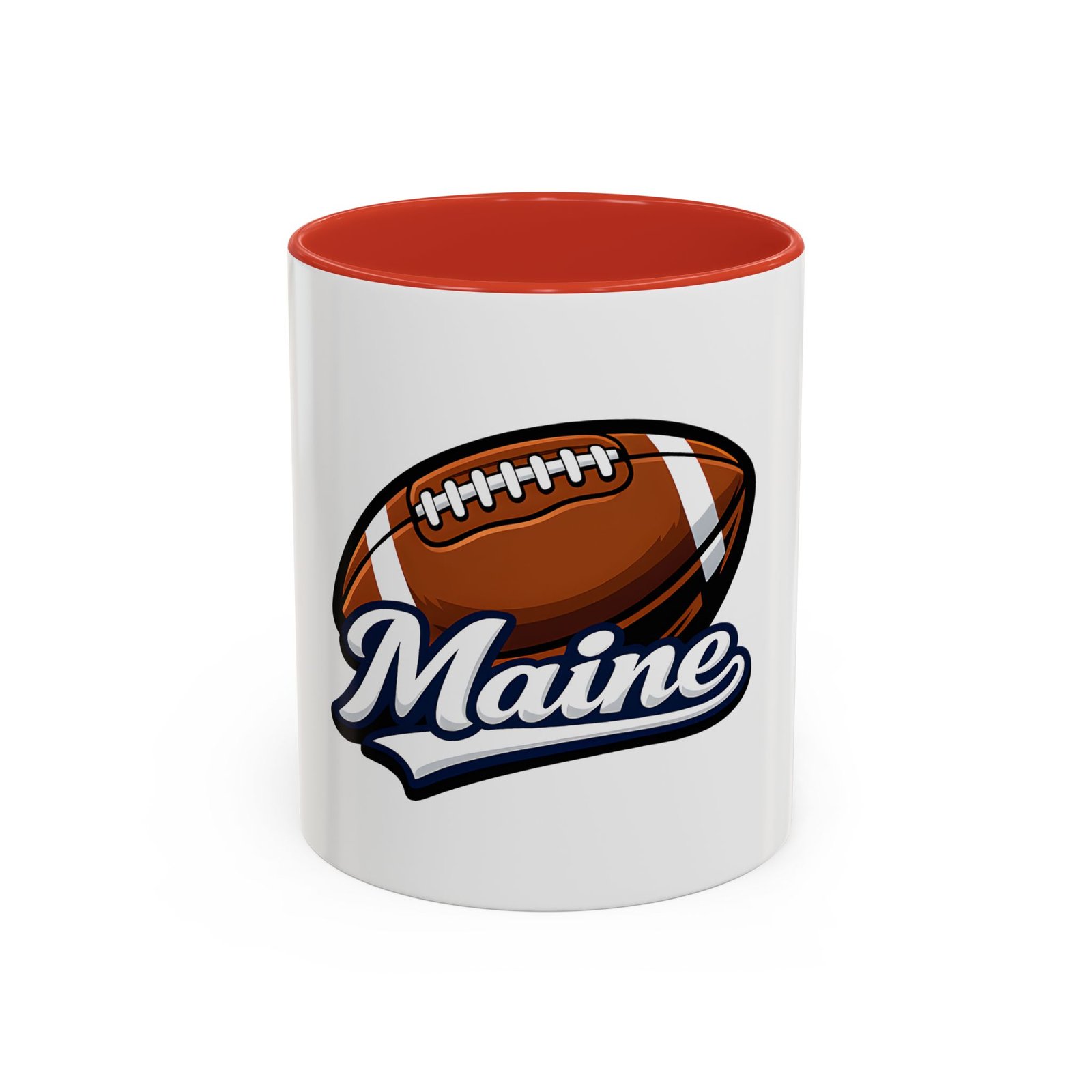 Maine Football Accent Coffee Mug – 11/15oz - Image 13