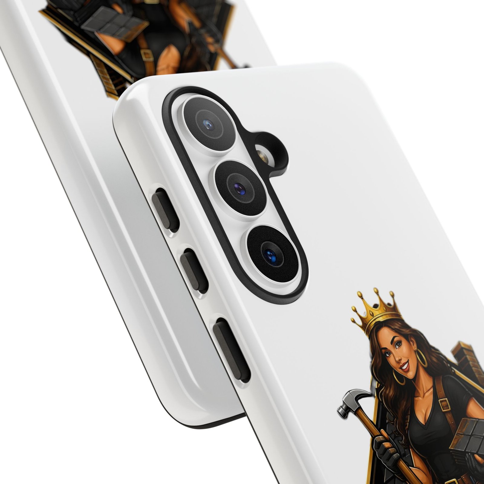 Roofer Queen Phone Case — Protective Hard Phone Case with 'Roofer Queen' Graphic - Image 246