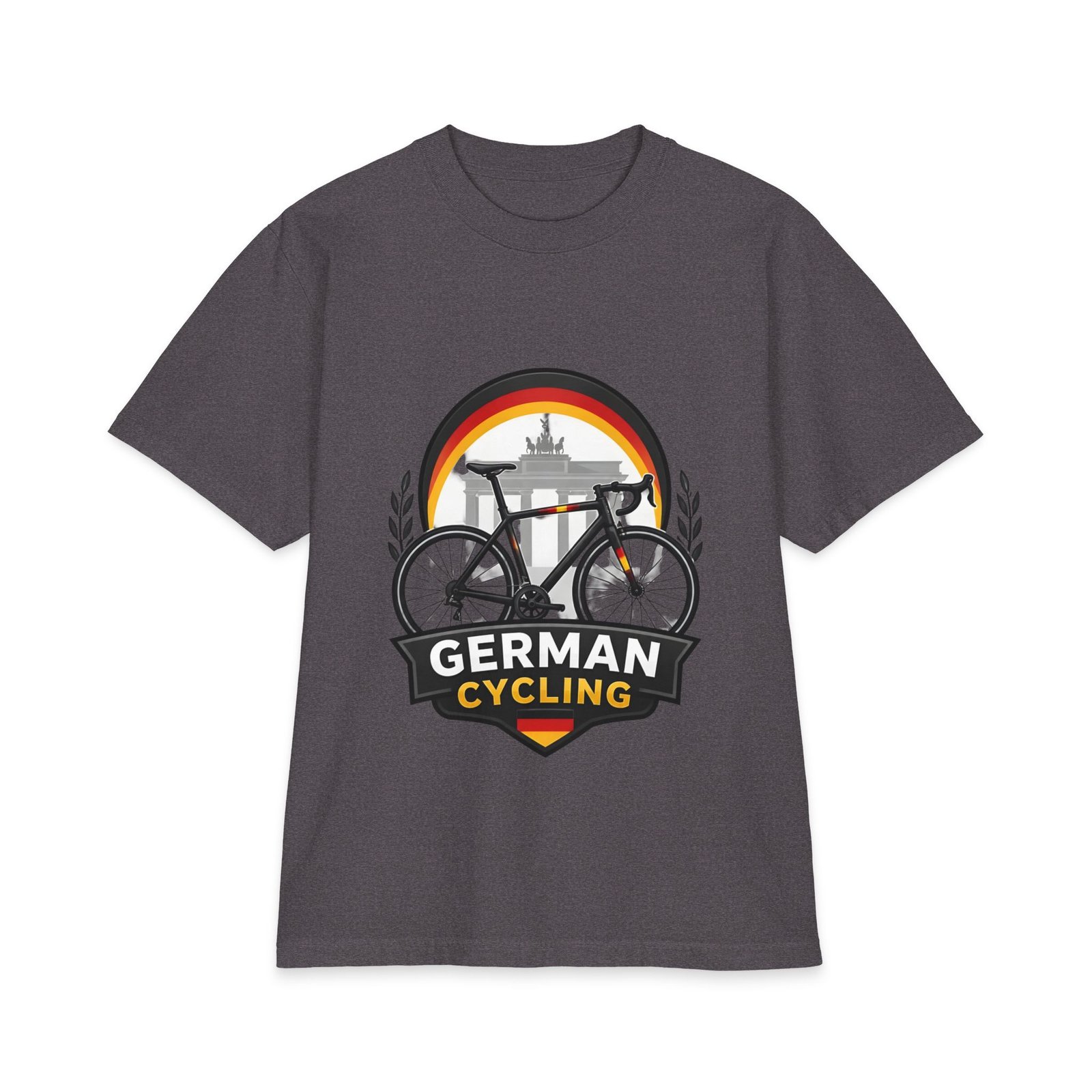 German Cycling T‑Shirt – Retro Brandenburg Gate Bike Design - Image 17