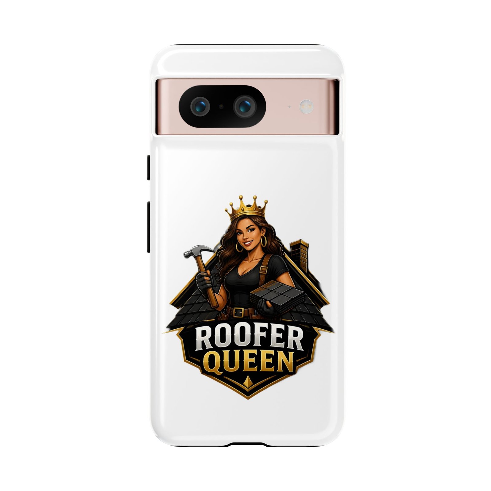 Roofer Queen Phone Case — Protective Hard Phone Case with 'Roofer Queen' Graphic - Image 151