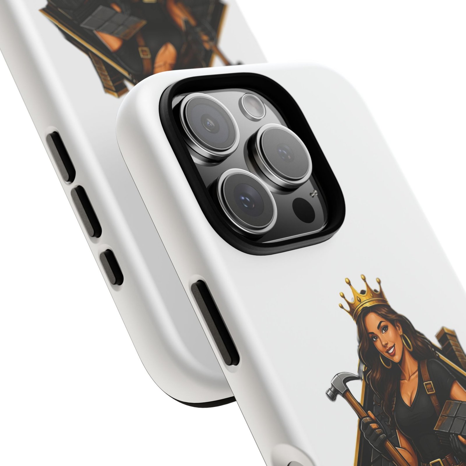 Roofer Queen Phone Case — Protective Hard Phone Case with 'Roofer Queen' Graphic - Image 180