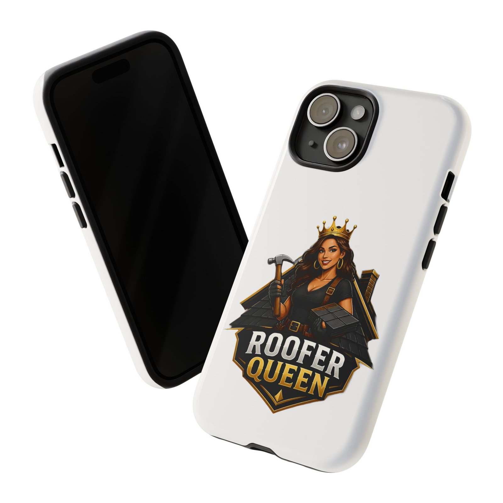 Roofer Queen Phone Case — Protective Hard Phone Case with 'Roofer Queen' Graphic - Image 96