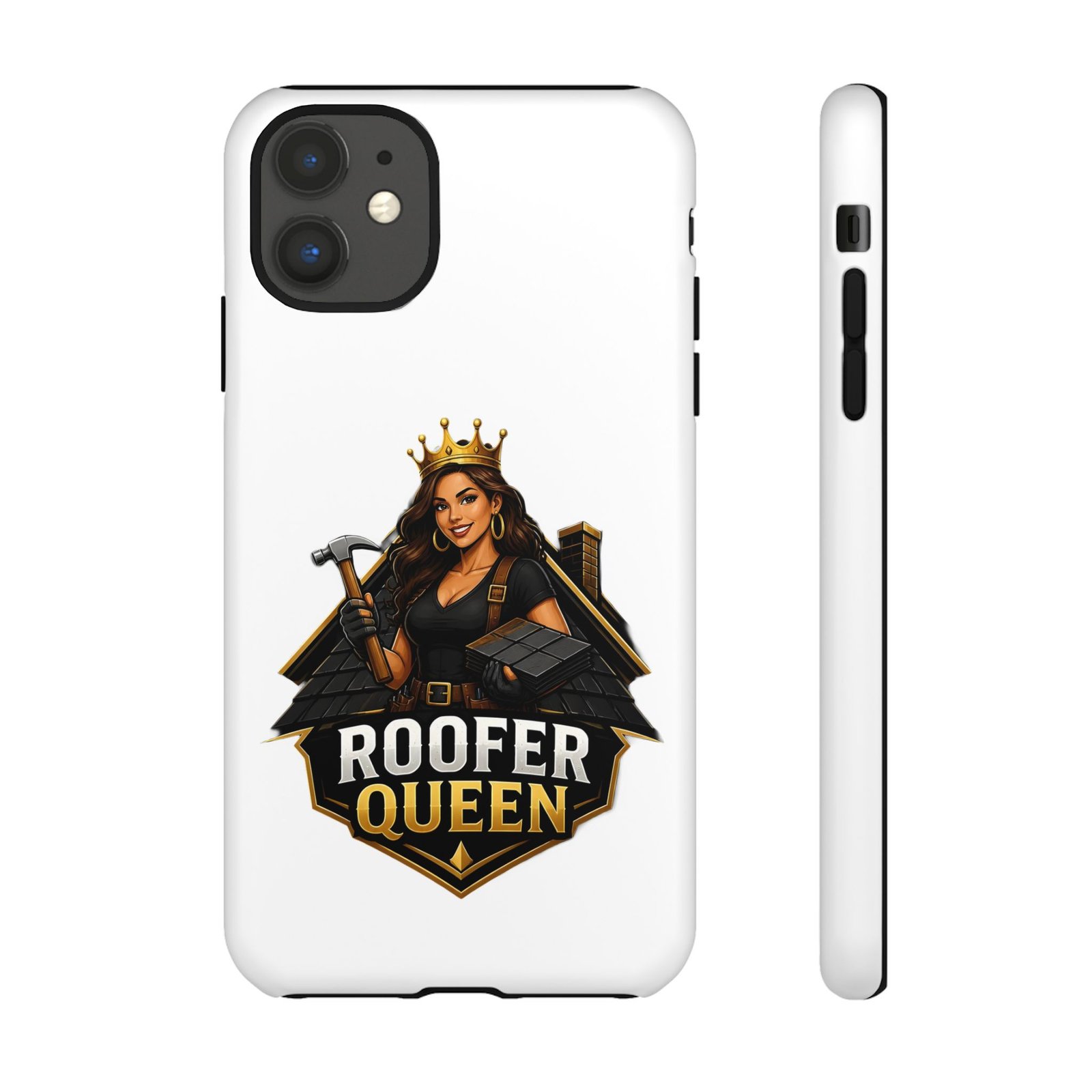 Roofer Queen Phone Case — Protective Hard Phone Case with 'Roofer Queen' Graphic - Image 14