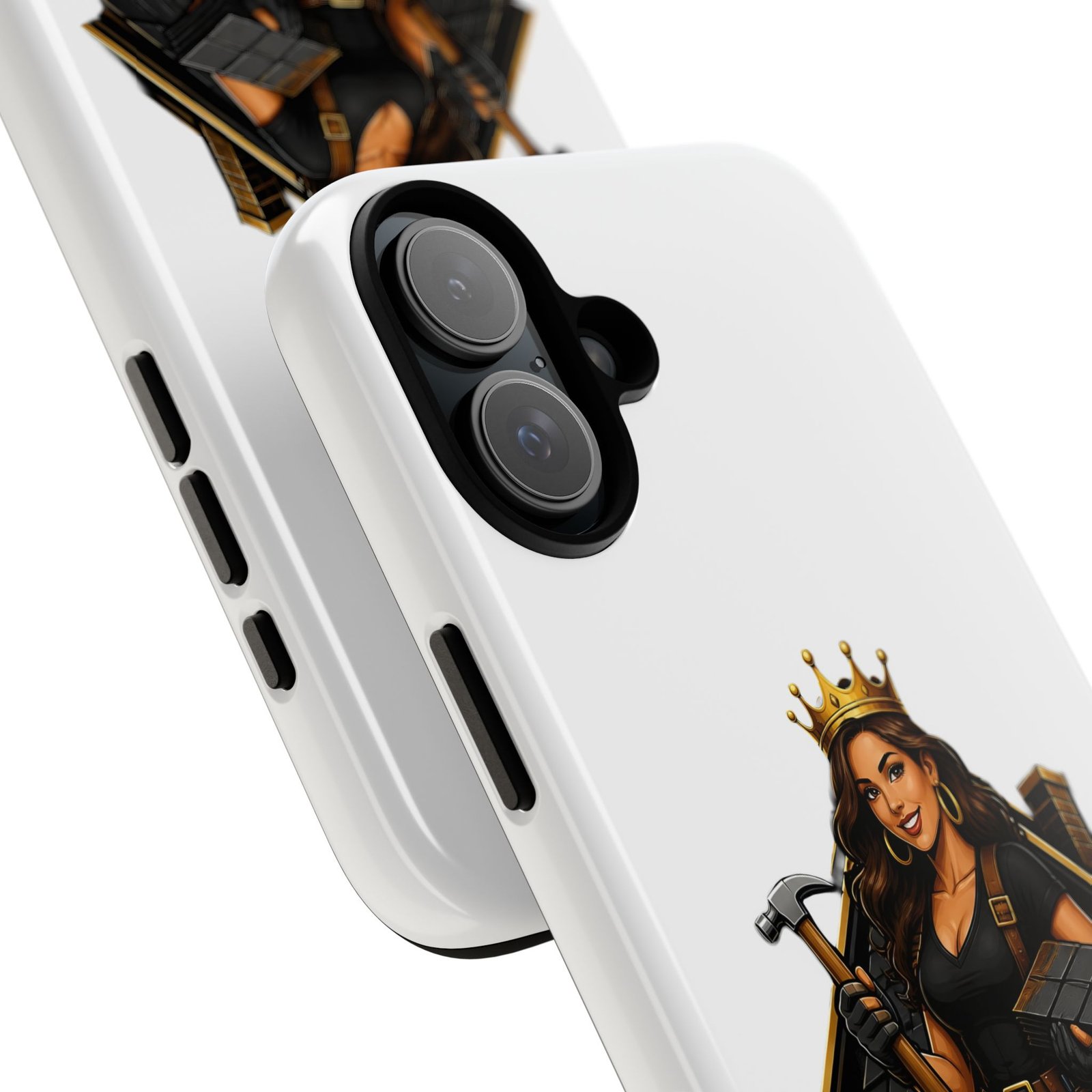 Roofer Queen Phone Case — Protective Hard Phone Case with 'Roofer Queen' Graphic - Image 168