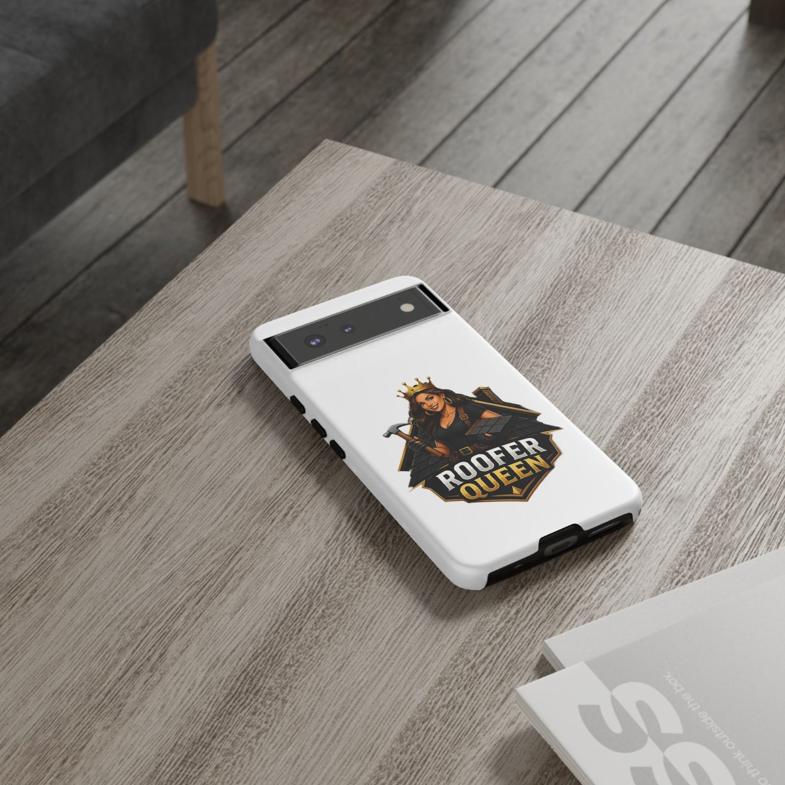 Roofer Queen Phone Case — Protective Hard Phone Case with 'Roofer Queen' Graphic - Image 46