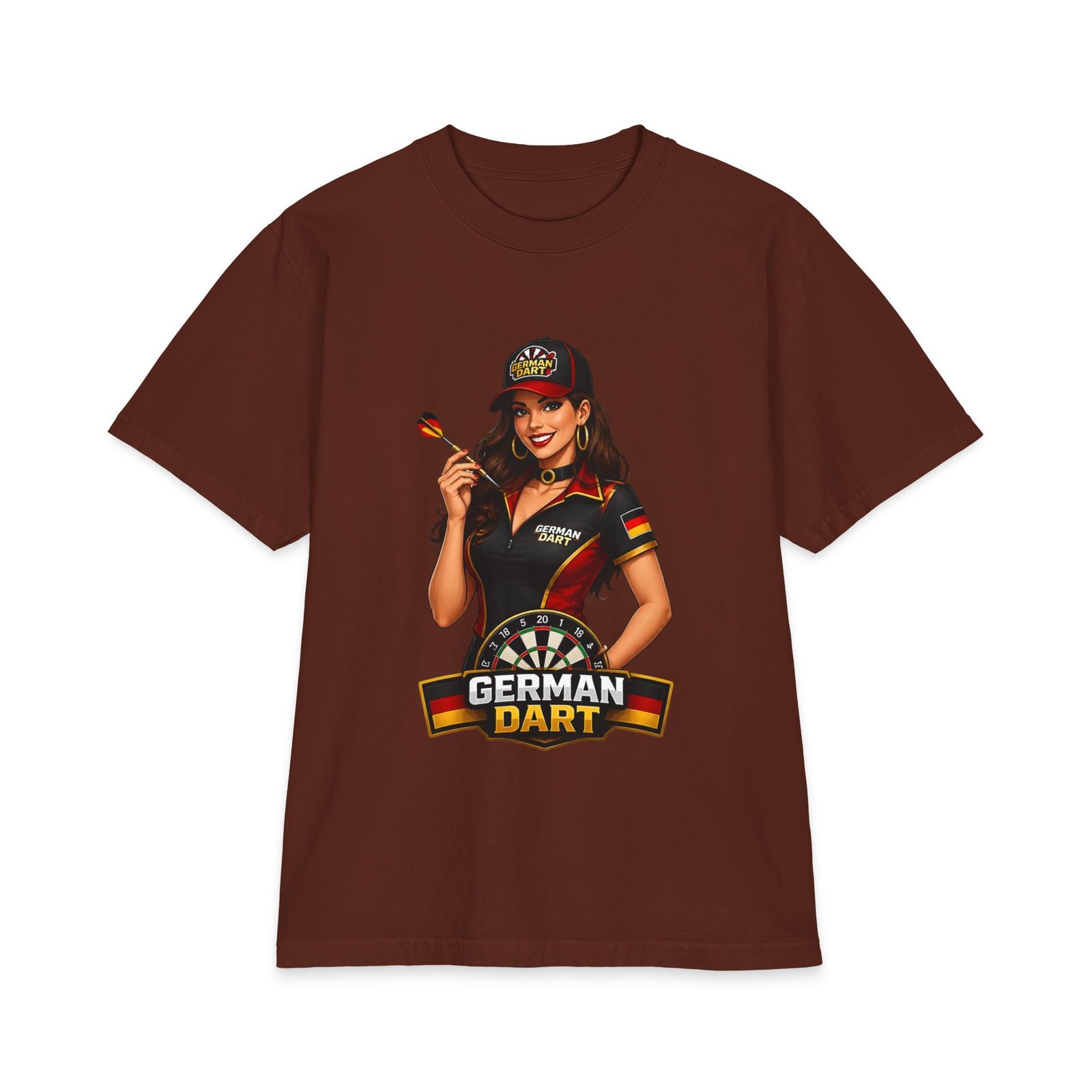German Dart T-Shirt — Retro Pinup Darts Tee - Image 5