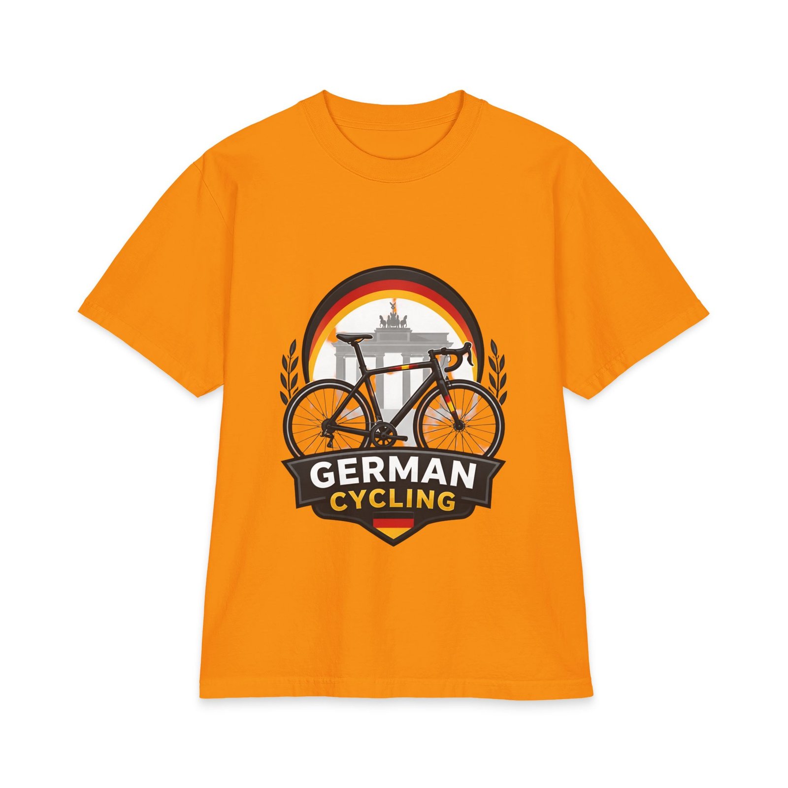 German Cycling T‑Shirt – Retro Brandenburg Gate Bike Design - Image 11