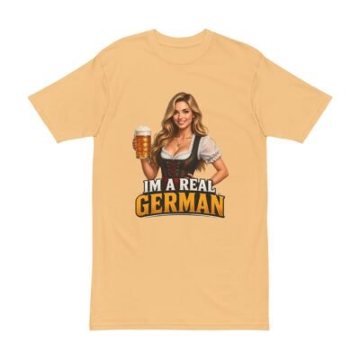 T-Shirt — "I'm a Real German" Beer Girl Oktoberfest Tee