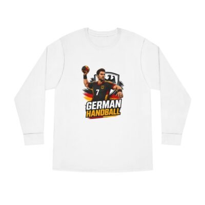 German Handball Long Sleeve Tee — National Team Player Graphic