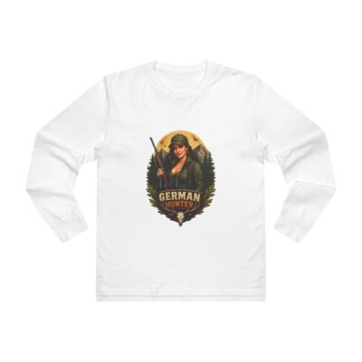 German Hunter Long Sleeve Tee — Vintage Hunting Graphic