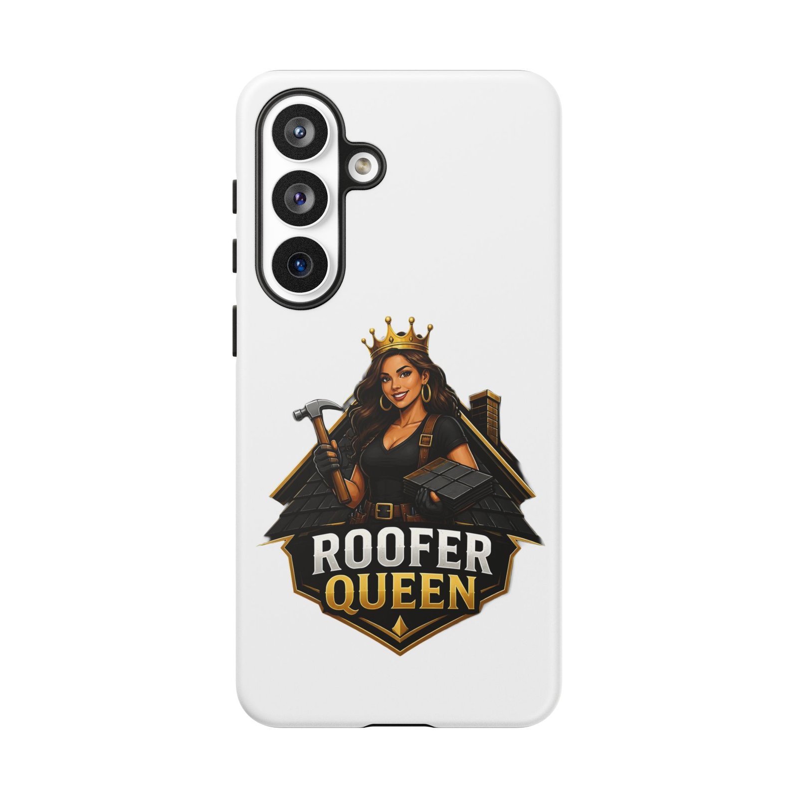 Roofer Queen Phone Case — Protective Hard Phone Case with 'Roofer Queen' Graphic - Image 247