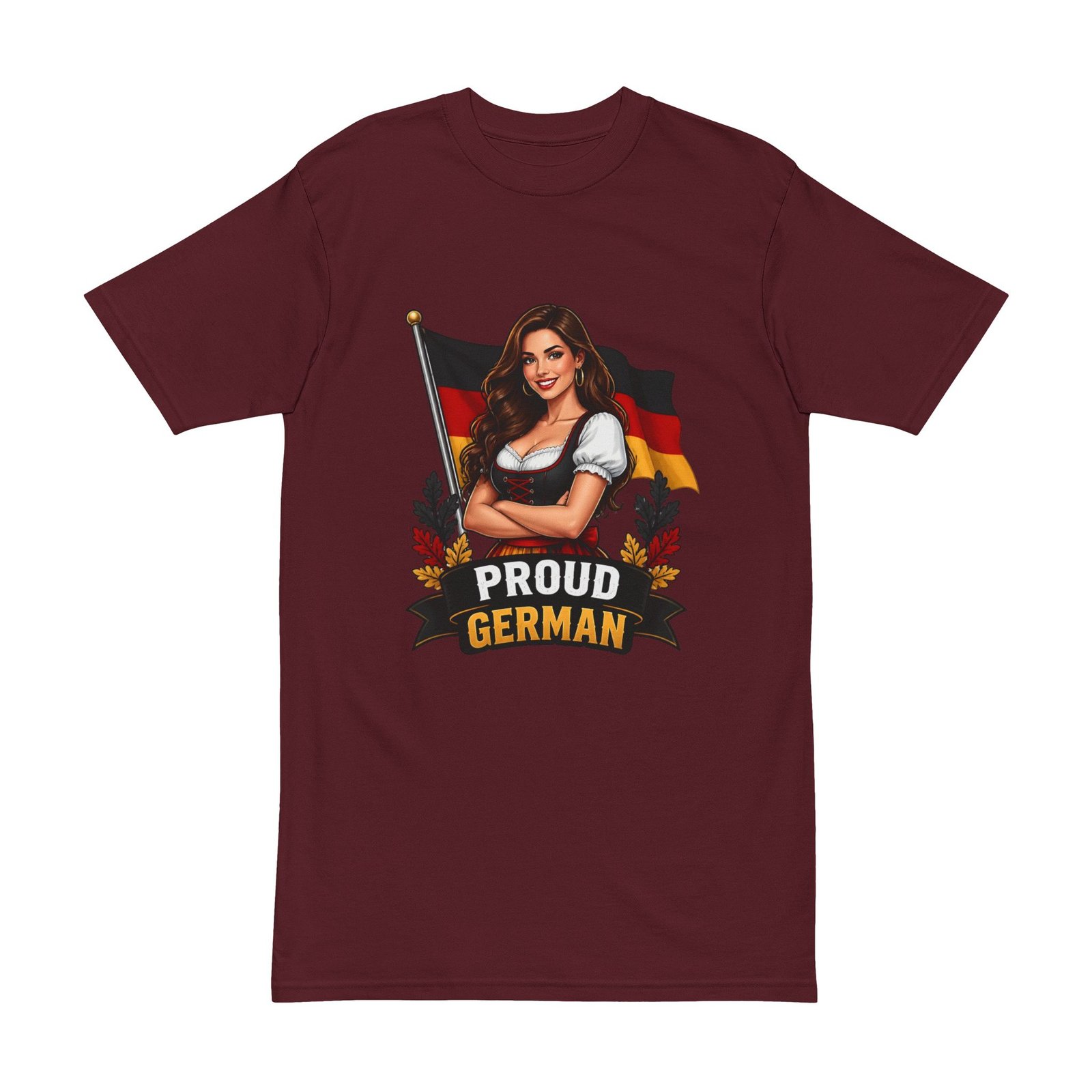 Proud German T-Shirt — Oktoberfest Dirndl Flag Tee - Image 11