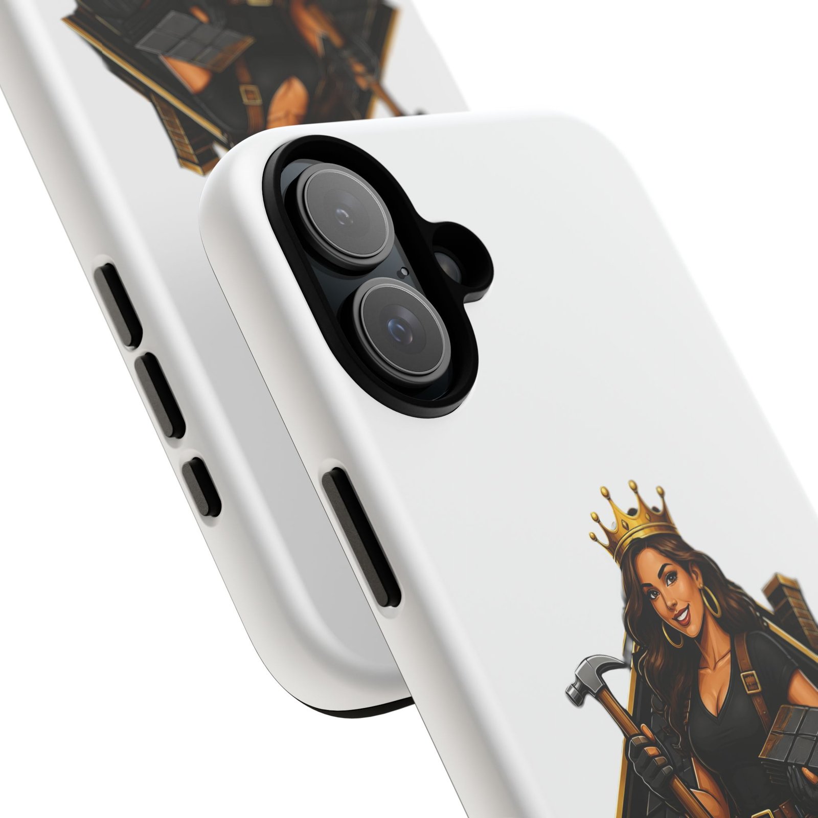 Roofer Queen Phone Case — Protective Hard Phone Case with 'Roofer Queen' Graphic - Image 172