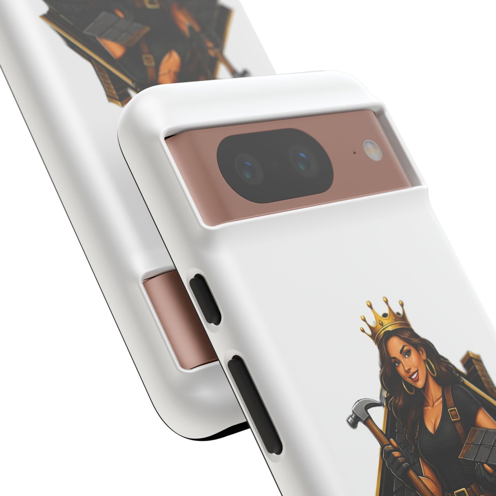 Roofer Queen Phone Case — Protective Hard Phone Case with 'Roofer Queen' Graphic - Image 156