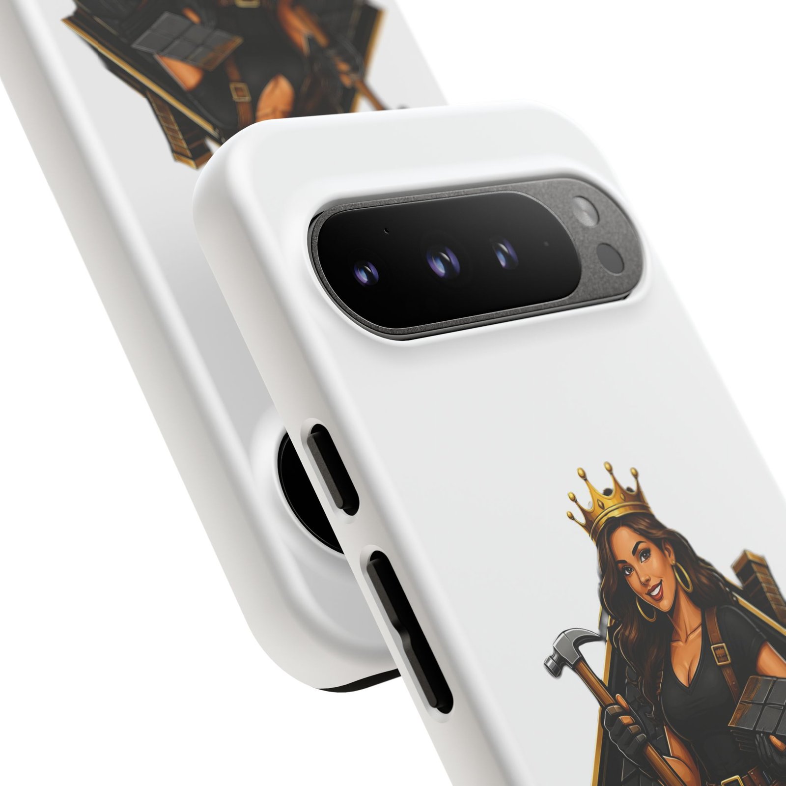 Roofer Queen Phone Case — Protective Hard Phone Case with 'Roofer Queen' Graphic - Image 207