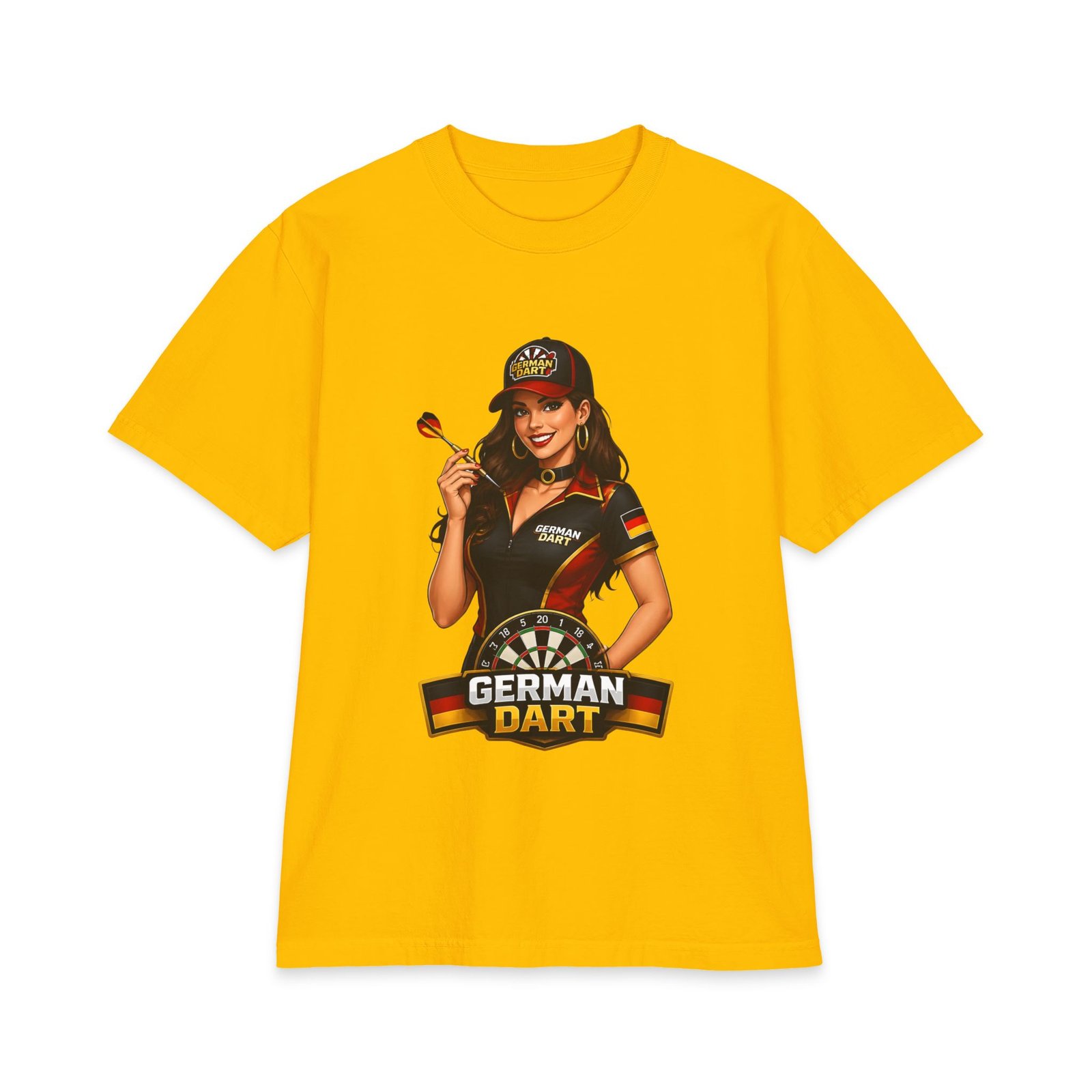 German Dart T-Shirt — Retro Pinup Darts Tee - Image 13
