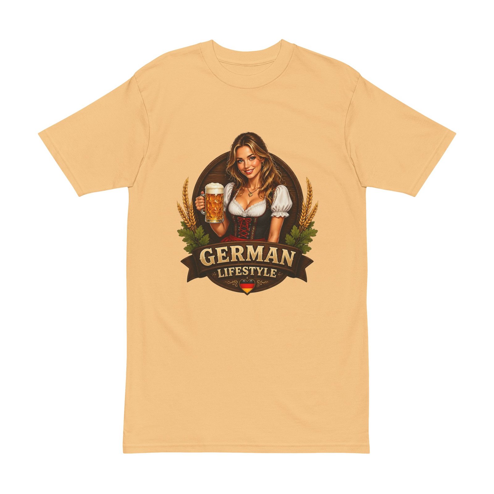 T-Shirt — German Lifestyle Beer Girl Oktoberfest Tee