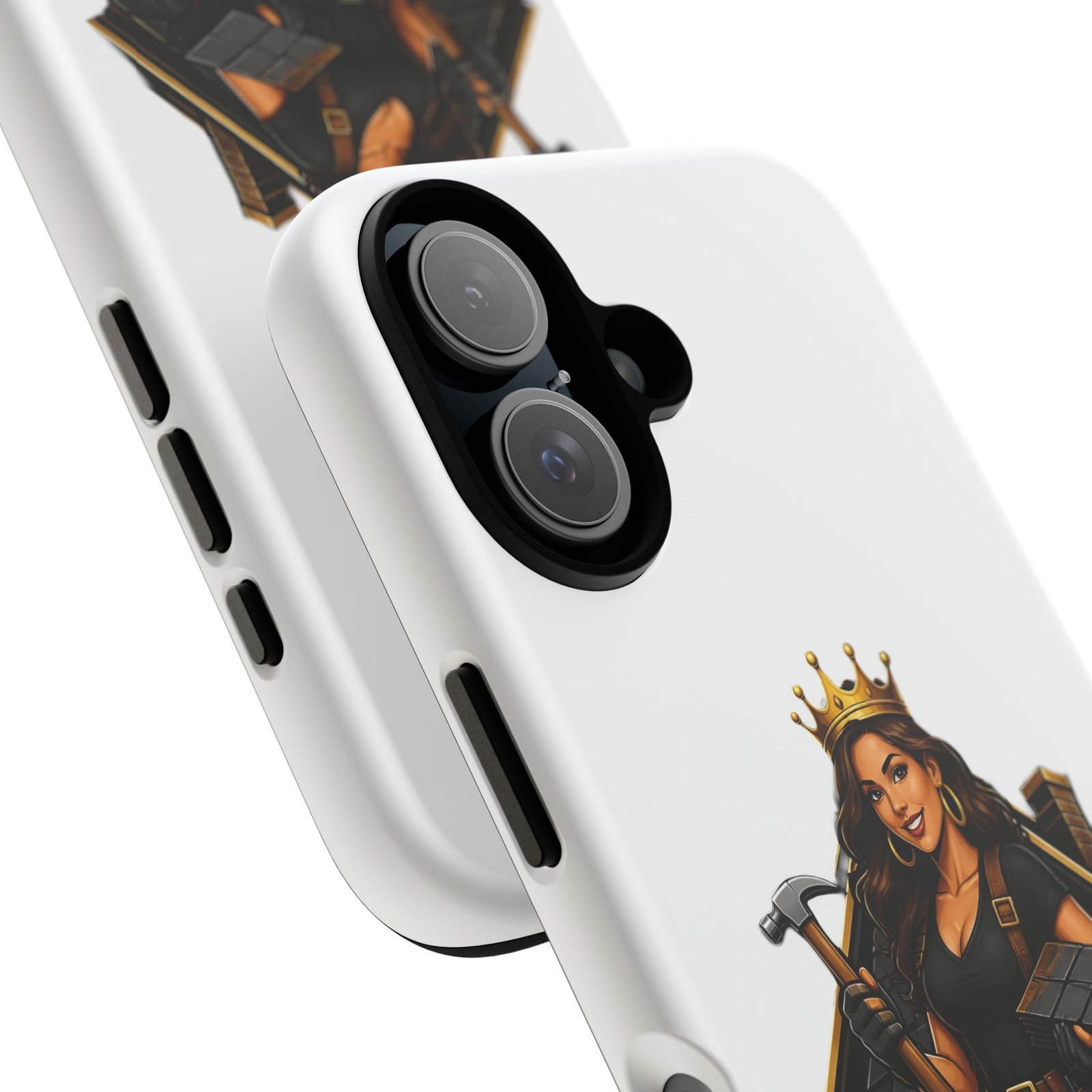 Roofer Queen Phone Case — Protective Hard Phone Case with 'Roofer Queen' Graphic - Image 164