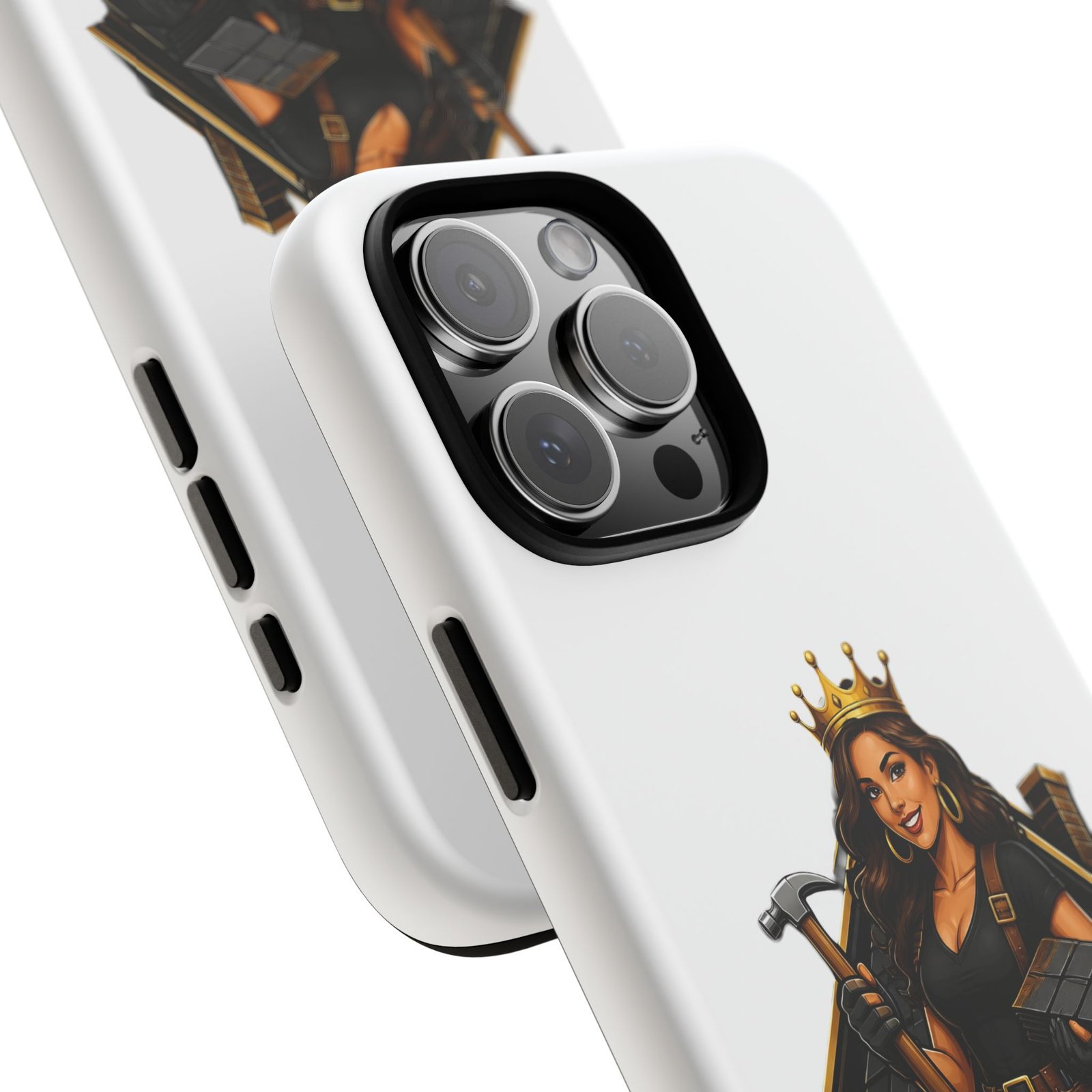 Roofer Queen Phone Case — Protective Hard Phone Case with 'Roofer Queen' Graphic - Image 188