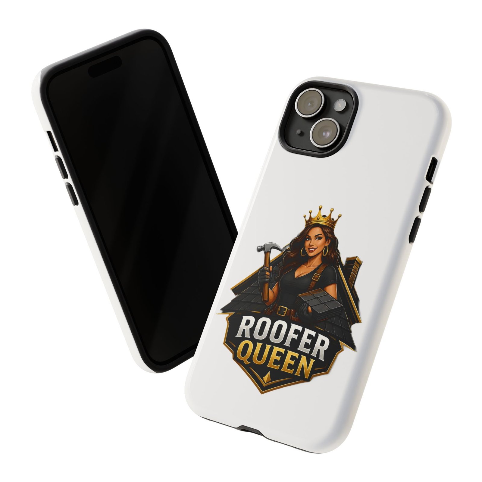 Roofer Queen Phone Case — Protective Hard Phone Case with 'Roofer Queen' Graphic - Image 102