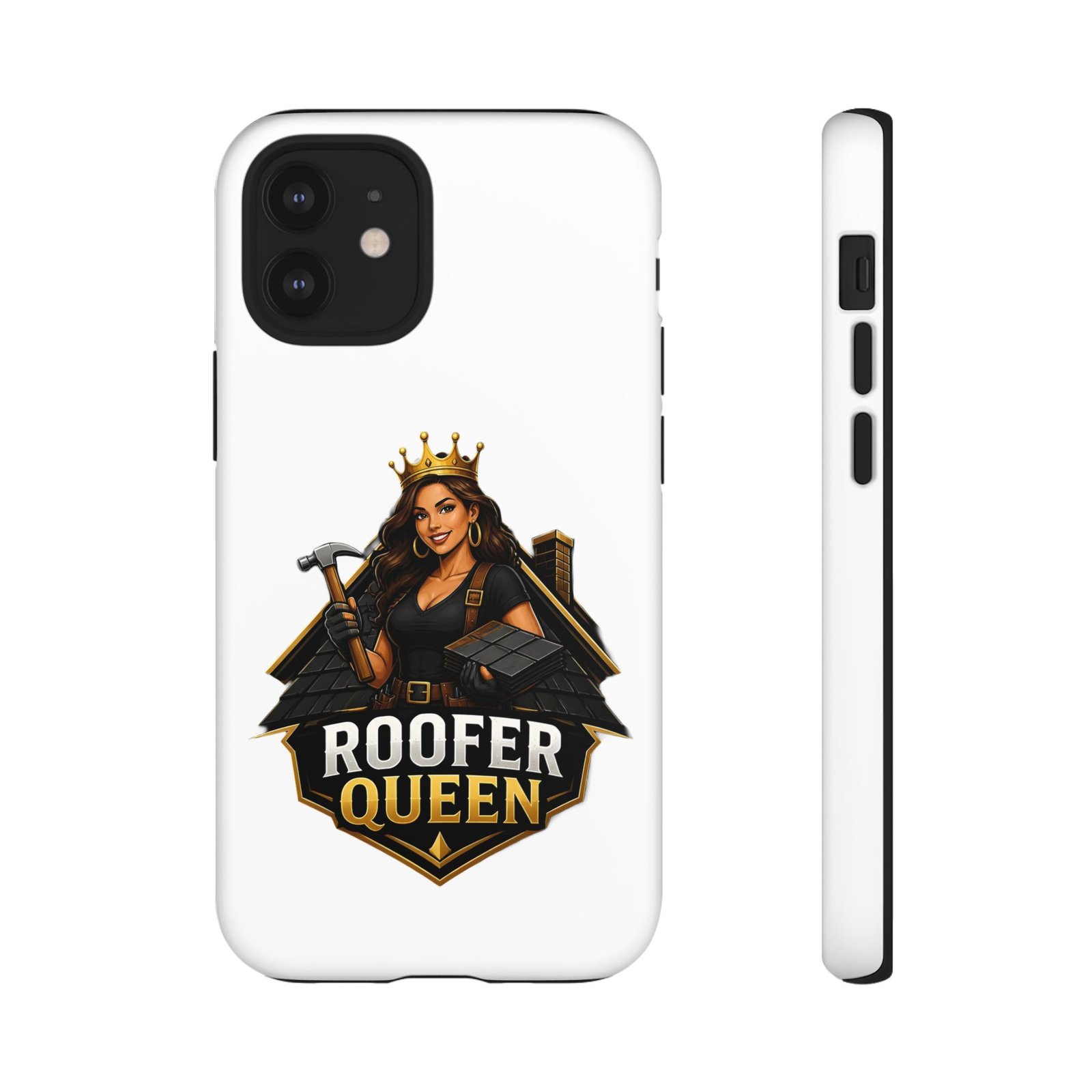 Roofer Queen Phone Case — Protective Hard Phone Case with 'Roofer Queen' Graphic - Image 20