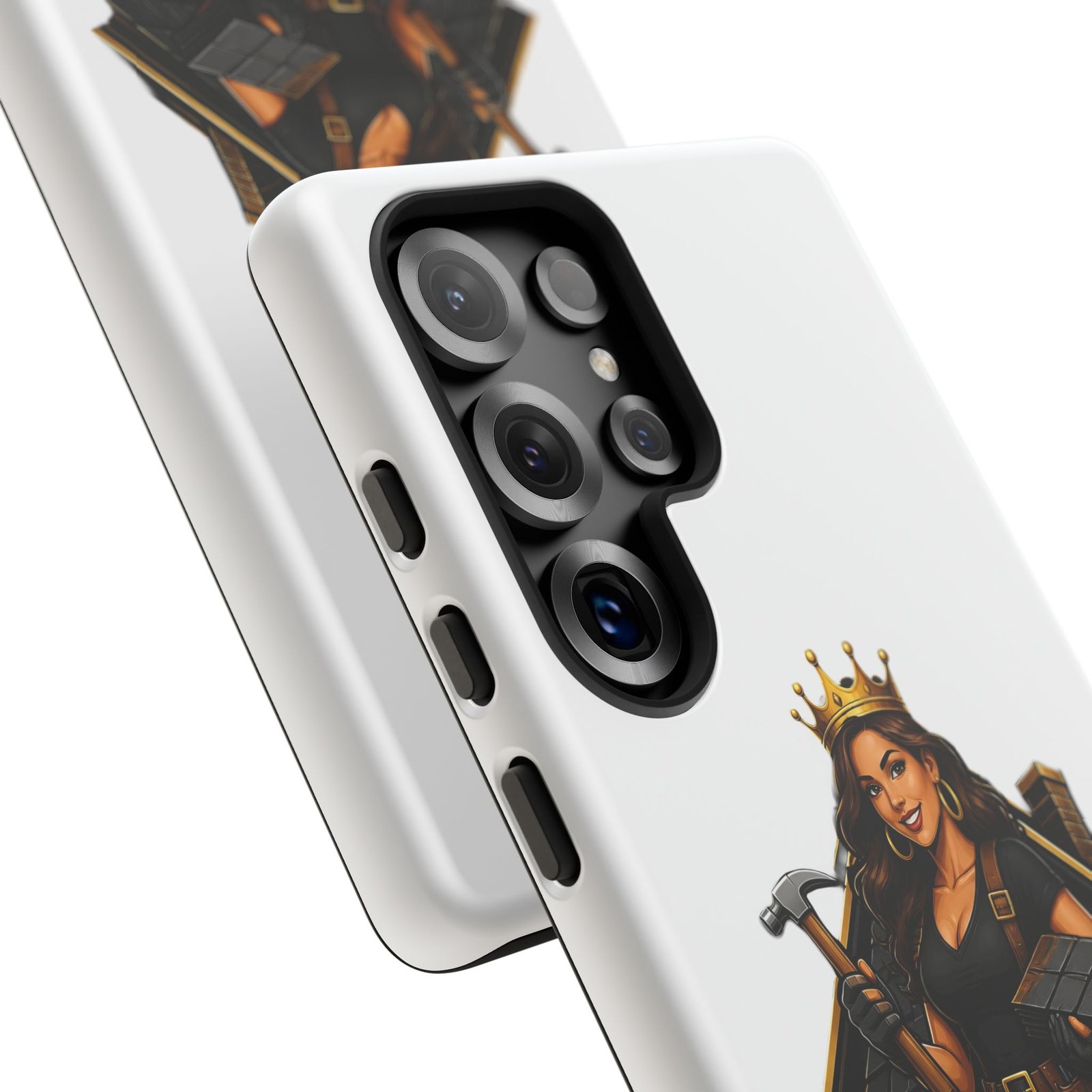 Roofer Queen Phone Case — Protective Hard Phone Case with 'Roofer Queen' Graphic - Image 230