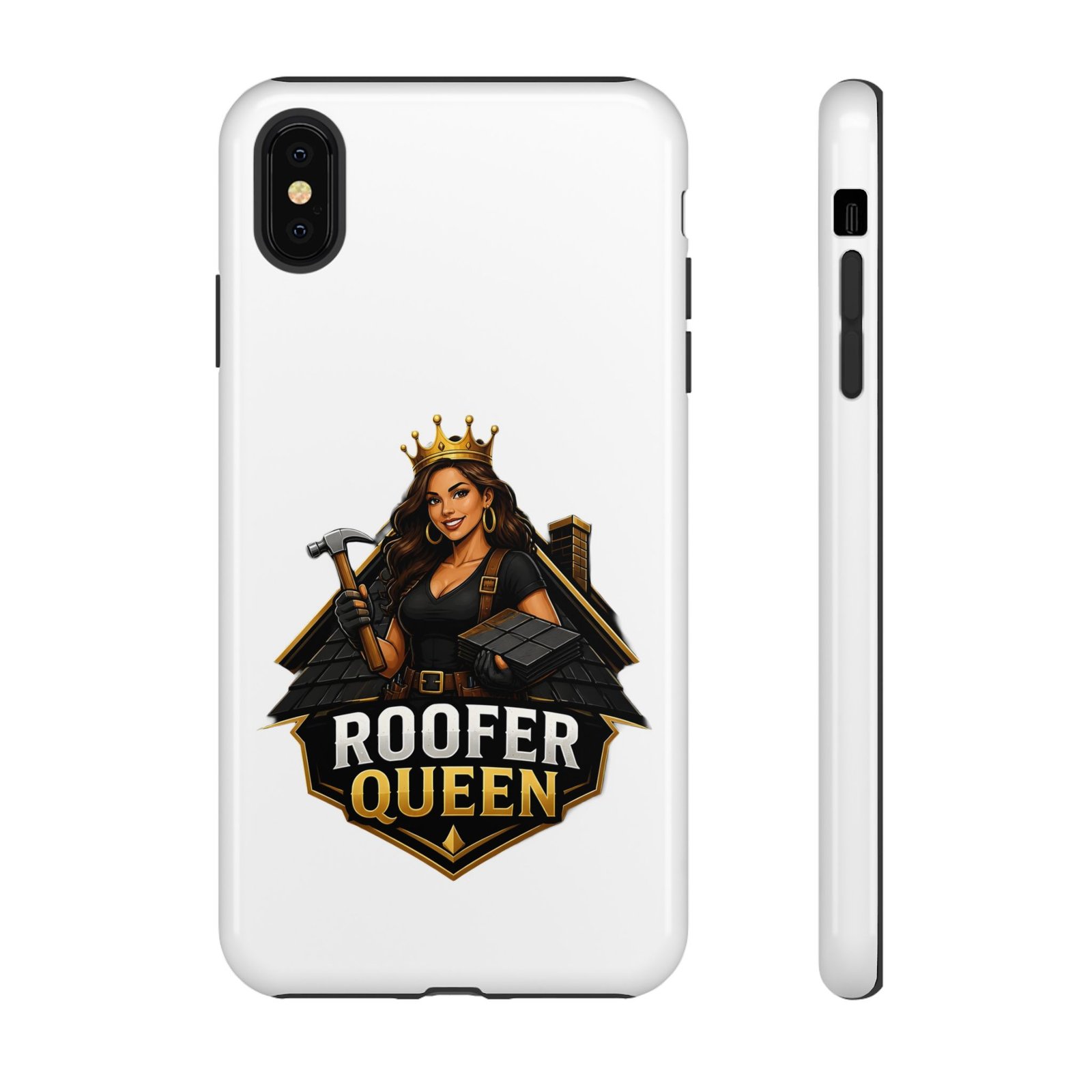 Roofer Queen Phone Case — Protective Hard Phone Case with 'Roofer Queen' Graphic - Image 11