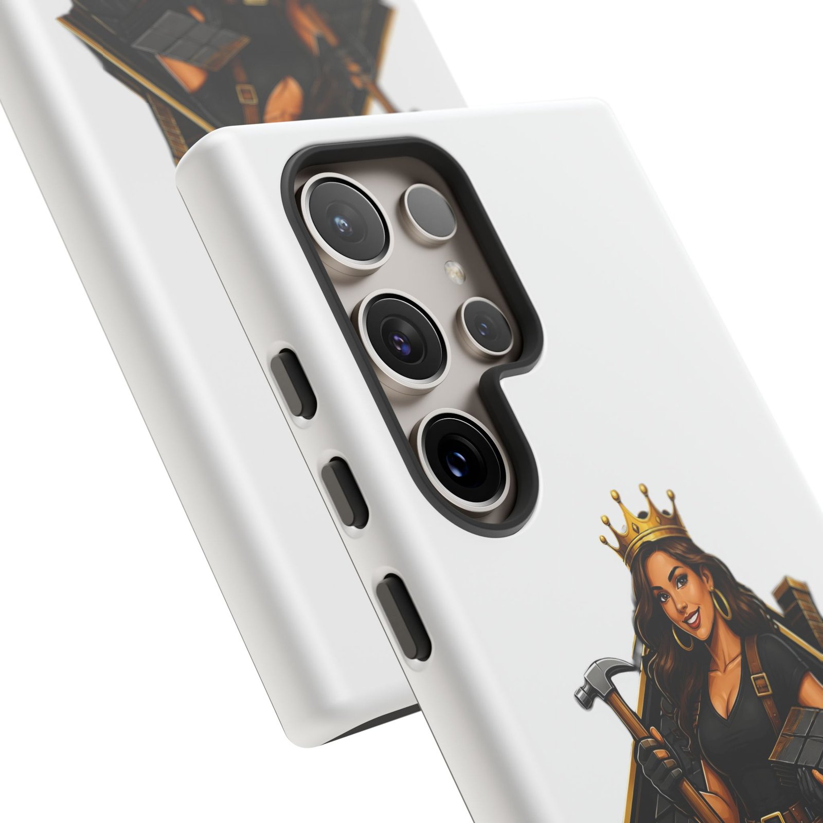 Roofer Queen Phone Case — Protective Hard Phone Case with 'Roofer Queen' Graphic - Image 140
