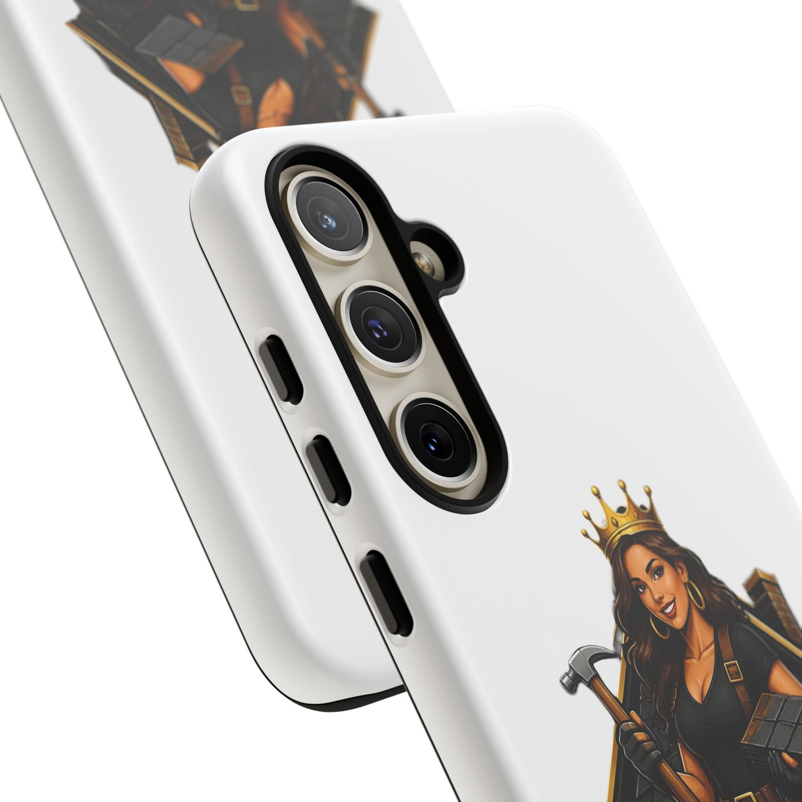 Roofer Queen Phone Case — Protective Hard Phone Case with 'Roofer Queen' Graphic - Image 132