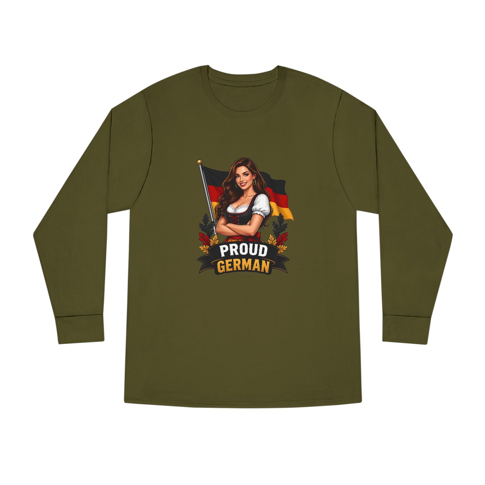 Proud German Long Sleeve Tee — Oktoberfest Bavarian Flag Design - Image 37