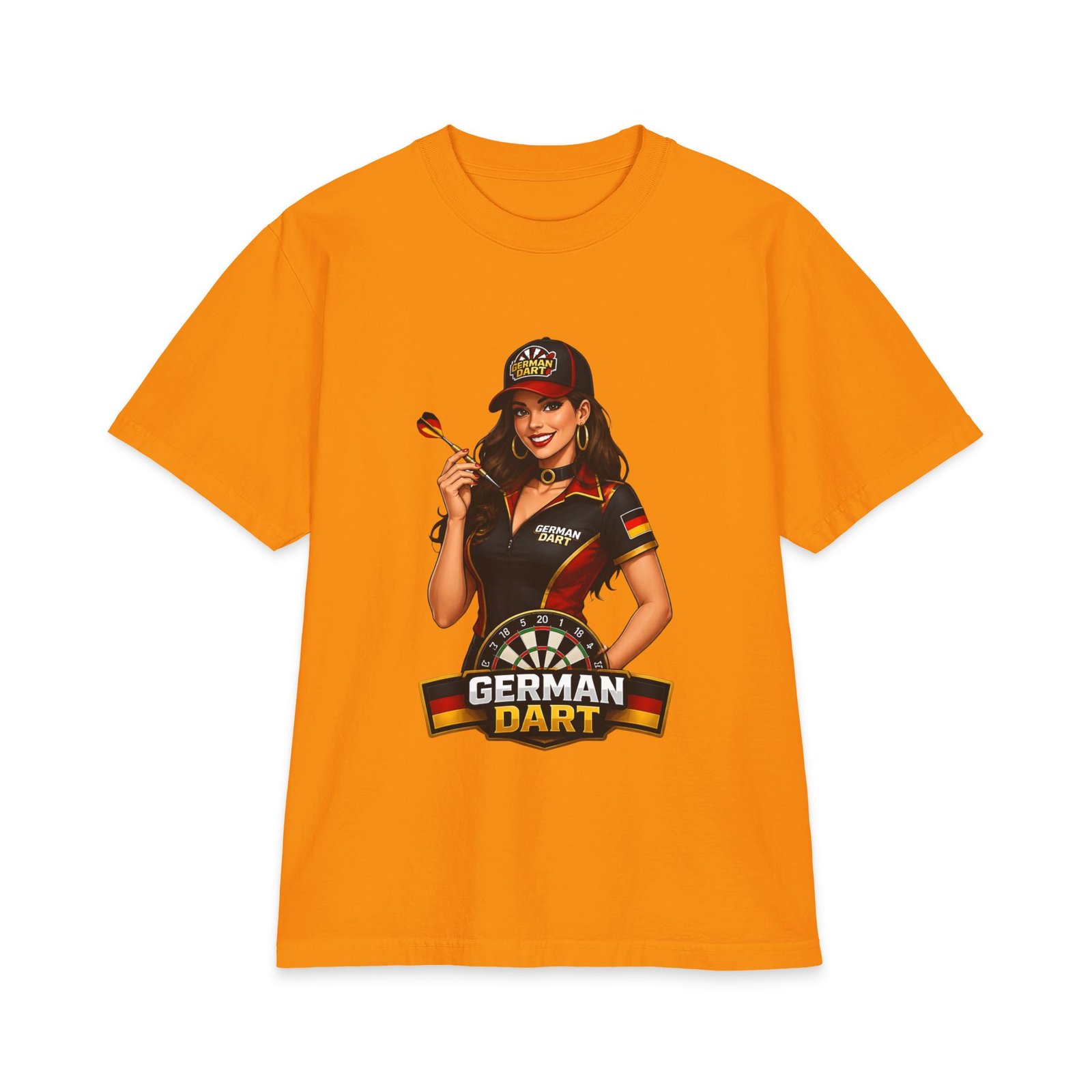German Dart T-Shirt — Retro Pinup Darts Tee - Image 11
