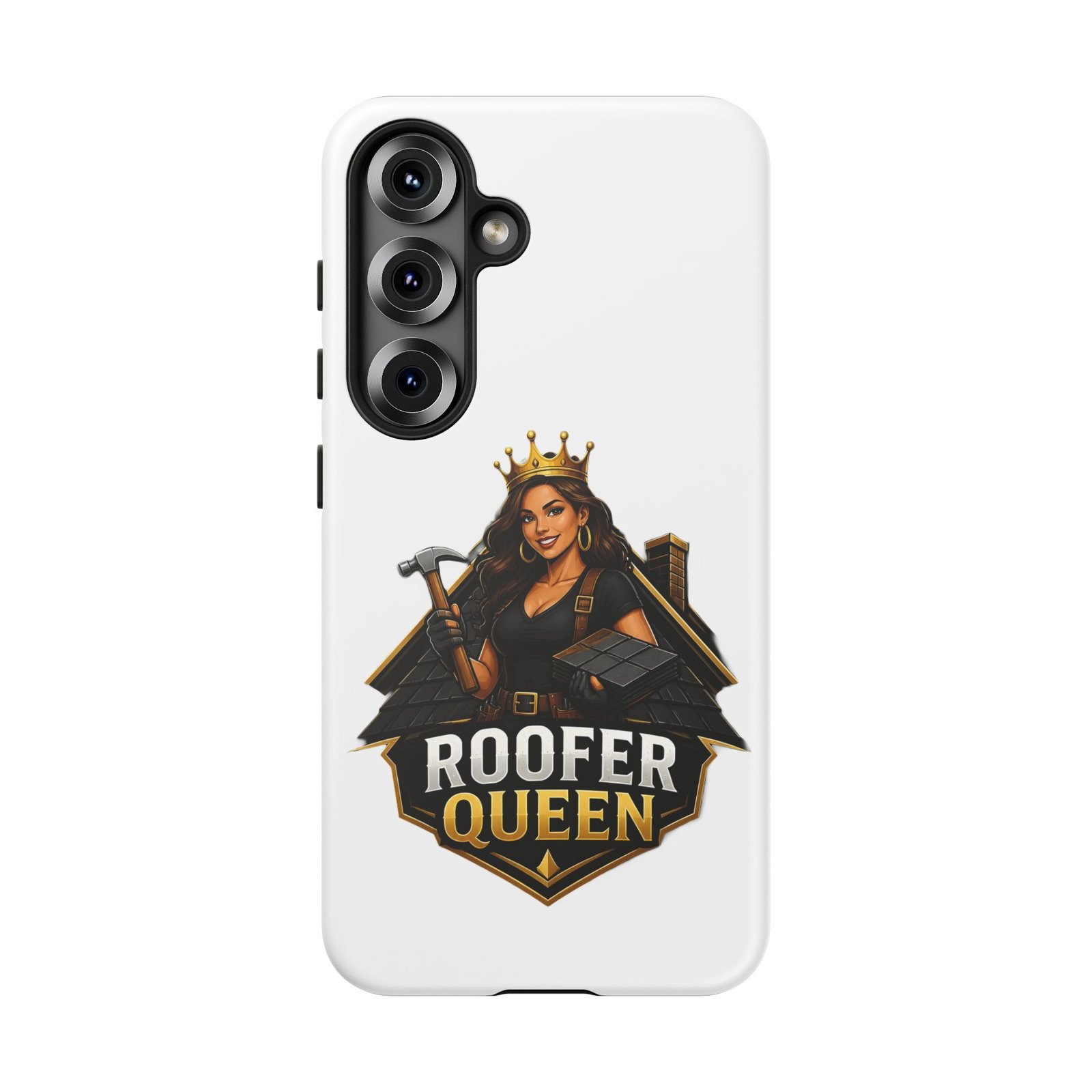 Roofer Queen Phone Case — Protective Hard Phone Case with 'Roofer Queen' Graphic - Image 213