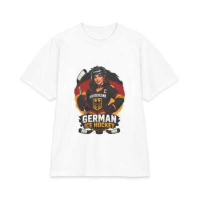 German Ice Hockey T-Shirt – Deutschland Women’s Hockey Player Graphic