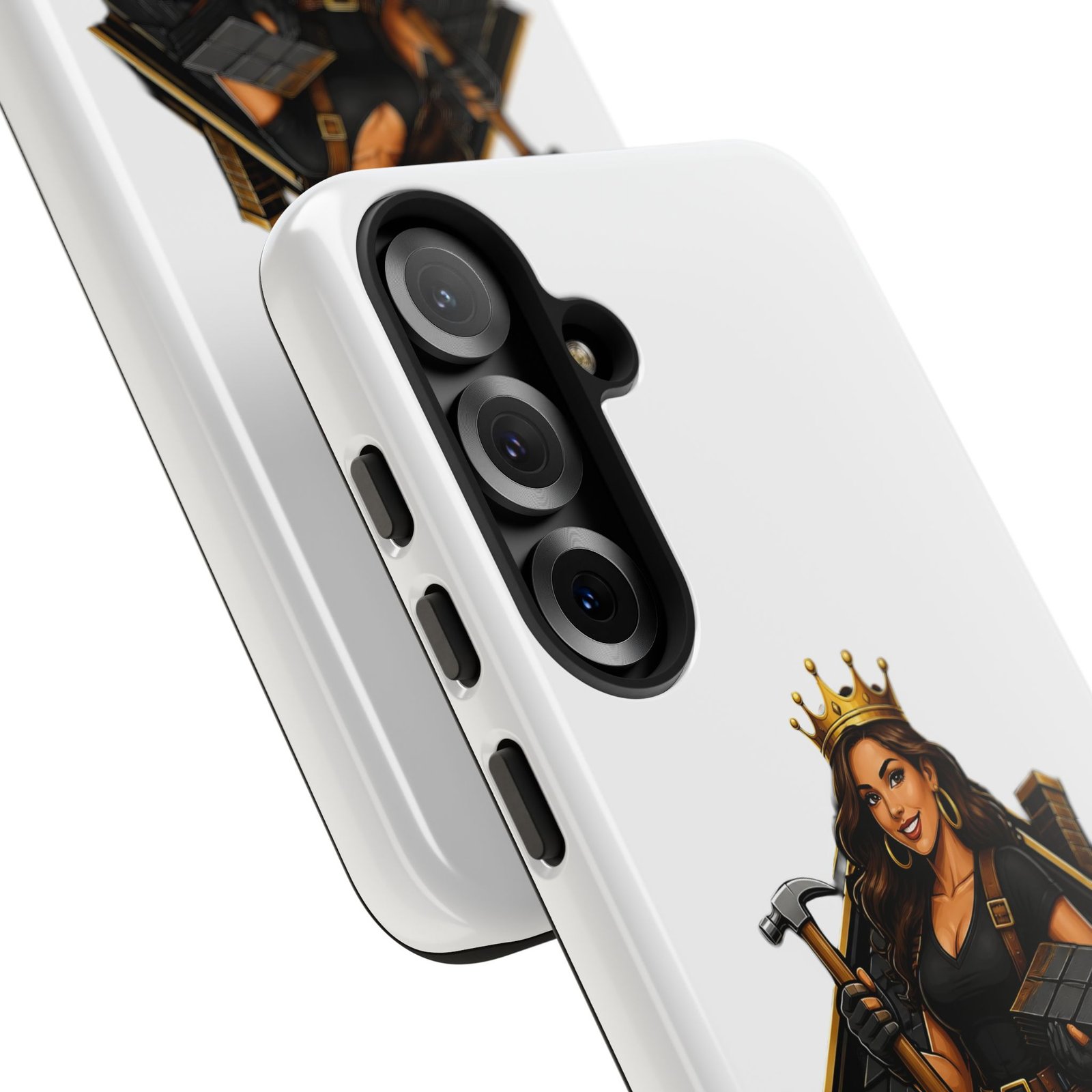 Roofer Queen Phone Case — Protective Hard Phone Case with 'Roofer Queen' Graphic - Image 218