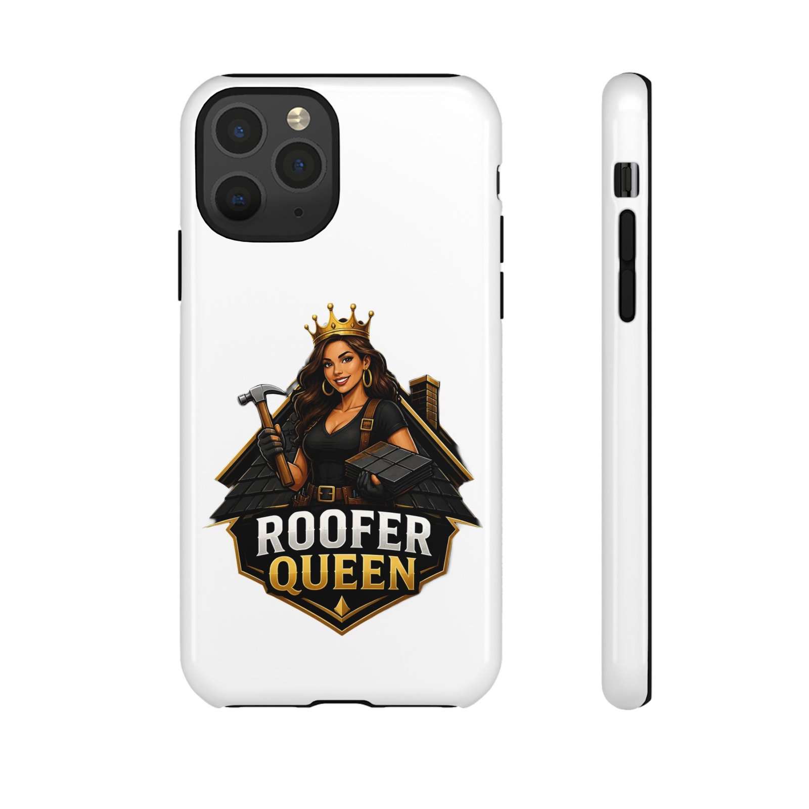 Roofer Queen Phone Case — Protective Hard Phone Case with 'Roofer Queen' Graphic - Image 15