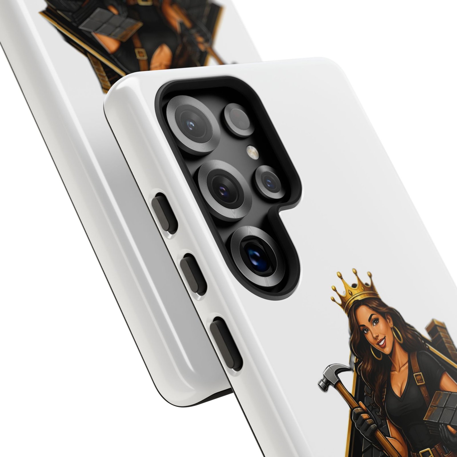 Roofer Queen Phone Case — Protective Hard Phone Case with 'Roofer Queen' Graphic - Image 226