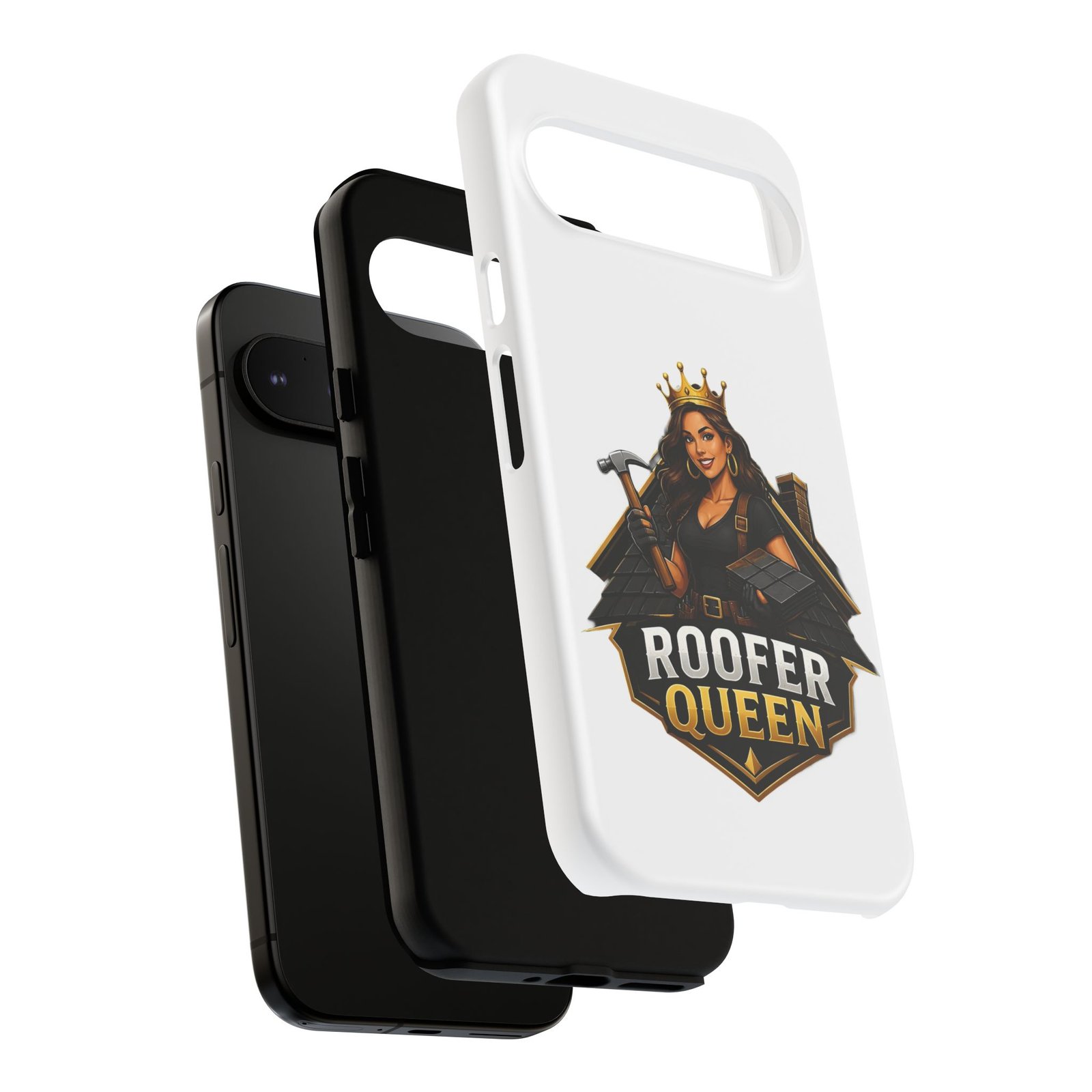 Roofer Queen Phone Case — Protective Hard Phone Case with 'Roofer Queen' Graphic - Image 208