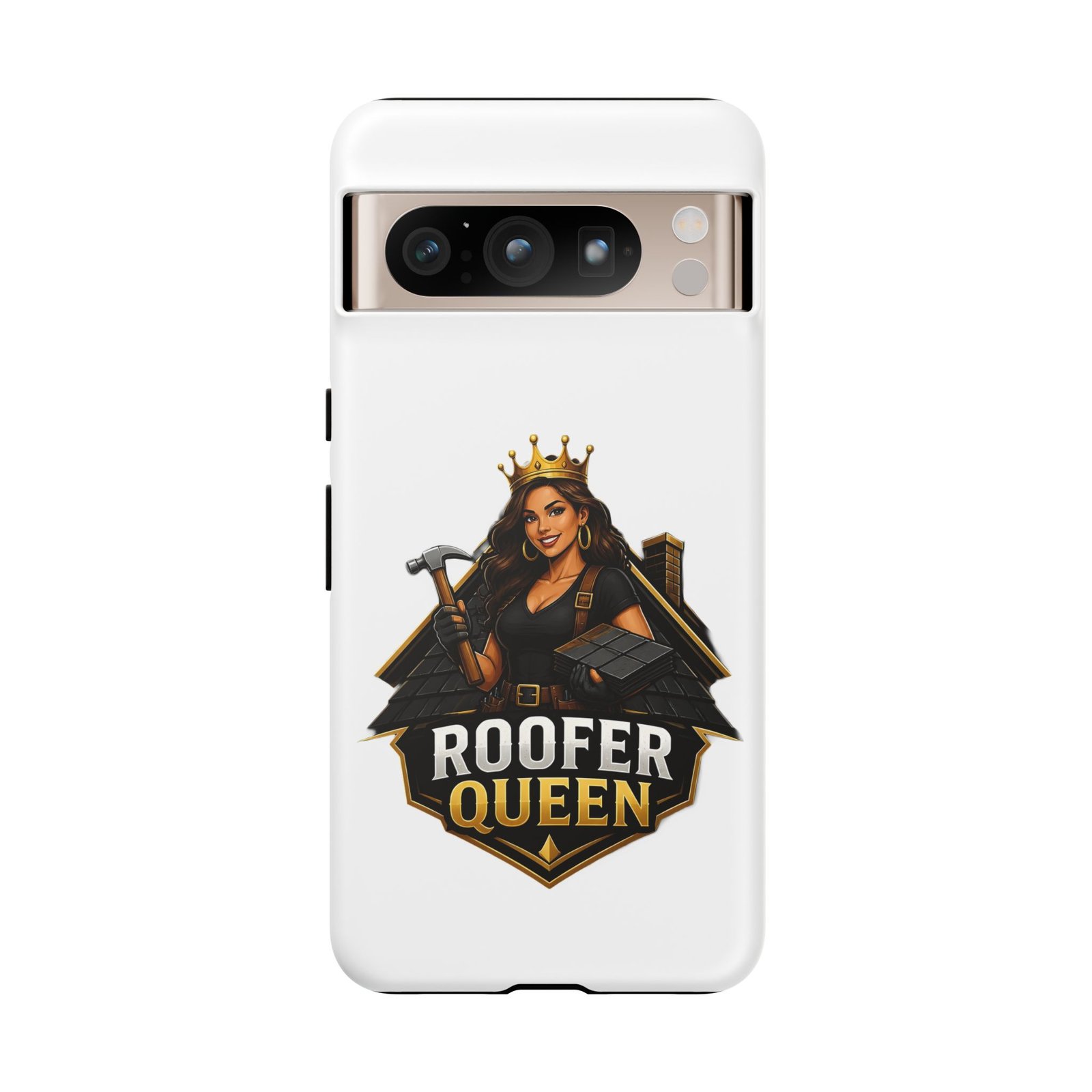 Roofer Queen Phone Case — Protective Hard Phone Case with 'Roofer Queen' Graphic - Image 147