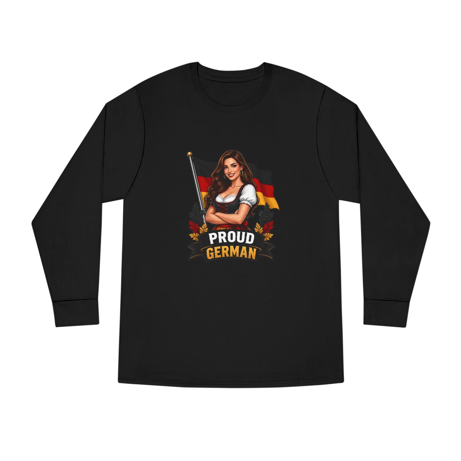 Proud German Long Sleeve Tee — Oktoberfest Bavarian Flag Design - Image 13